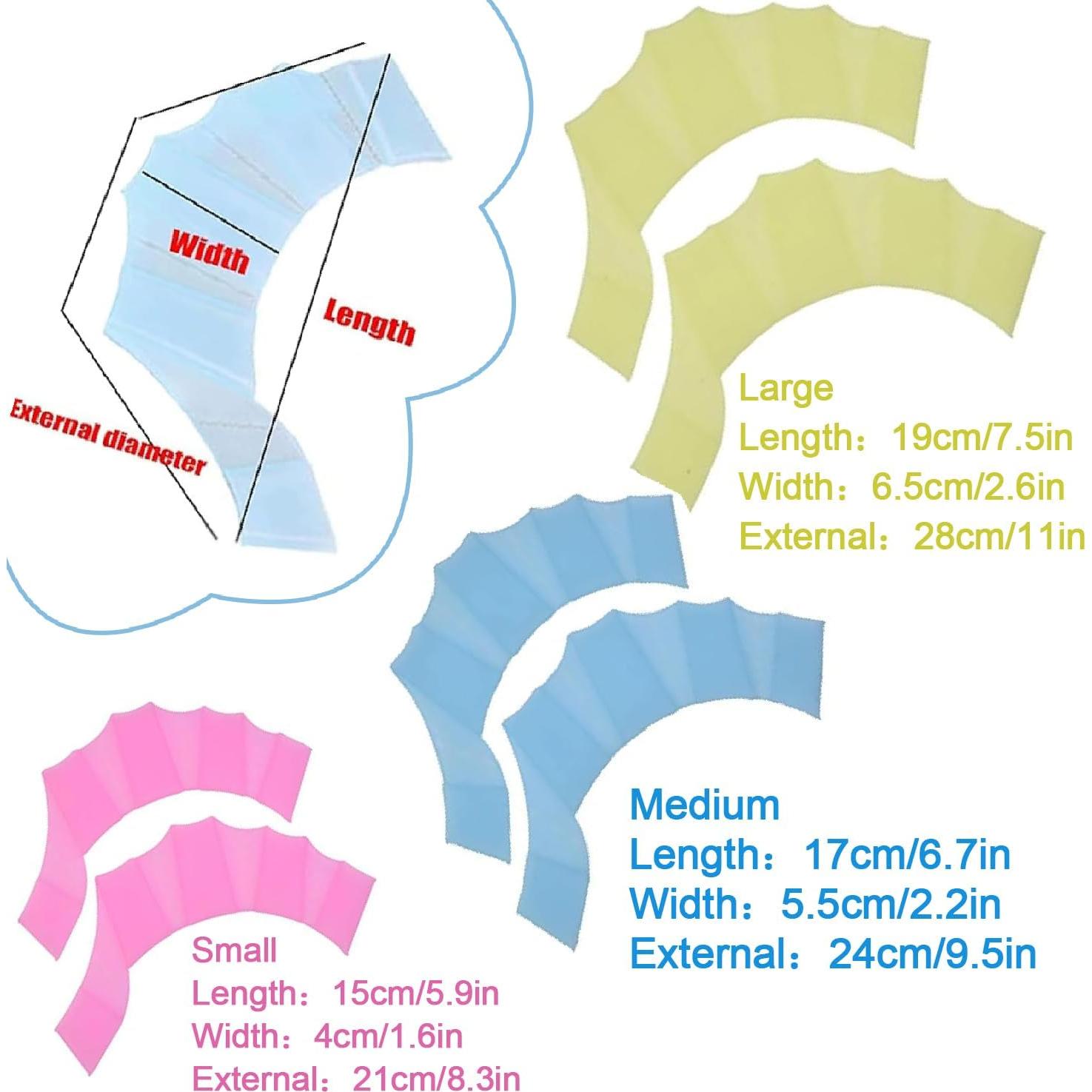 Guantes de Natación Elfzone con Dedos Palmeados para Fitness