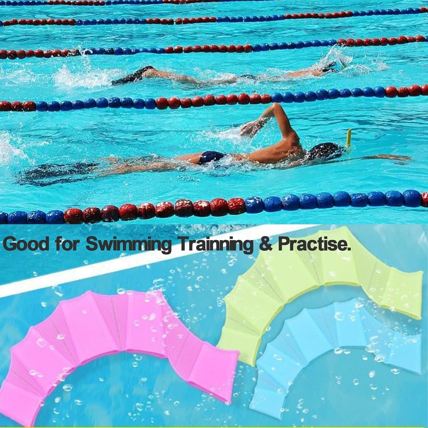 Guantes de Natación Elfzone con Dedos Palmeados para Fitness