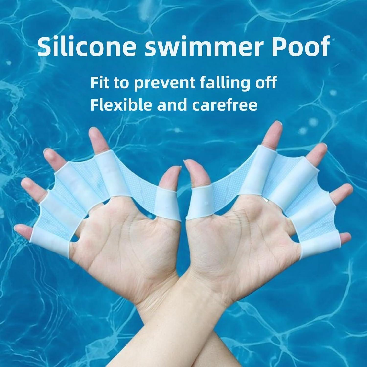 Guantes de Natación Elfzone con Dedos Palmeados para Fitness