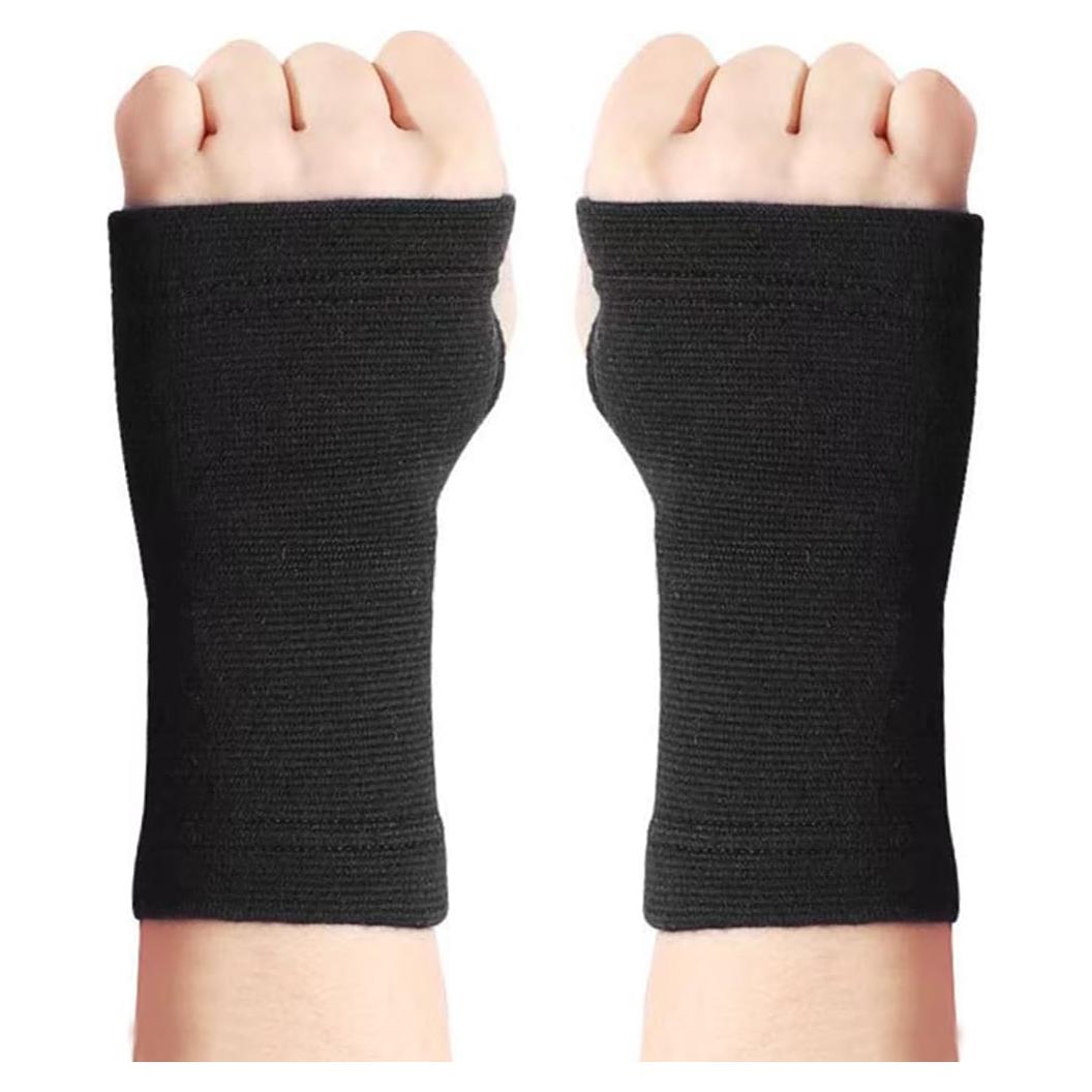 Mangas de Soporte para Muñeca JUSDIQIR - Compresión Negra