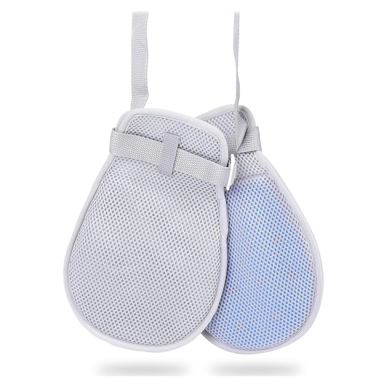 Mittens de restricción médica WONDSIGHIN 2 piezas gris