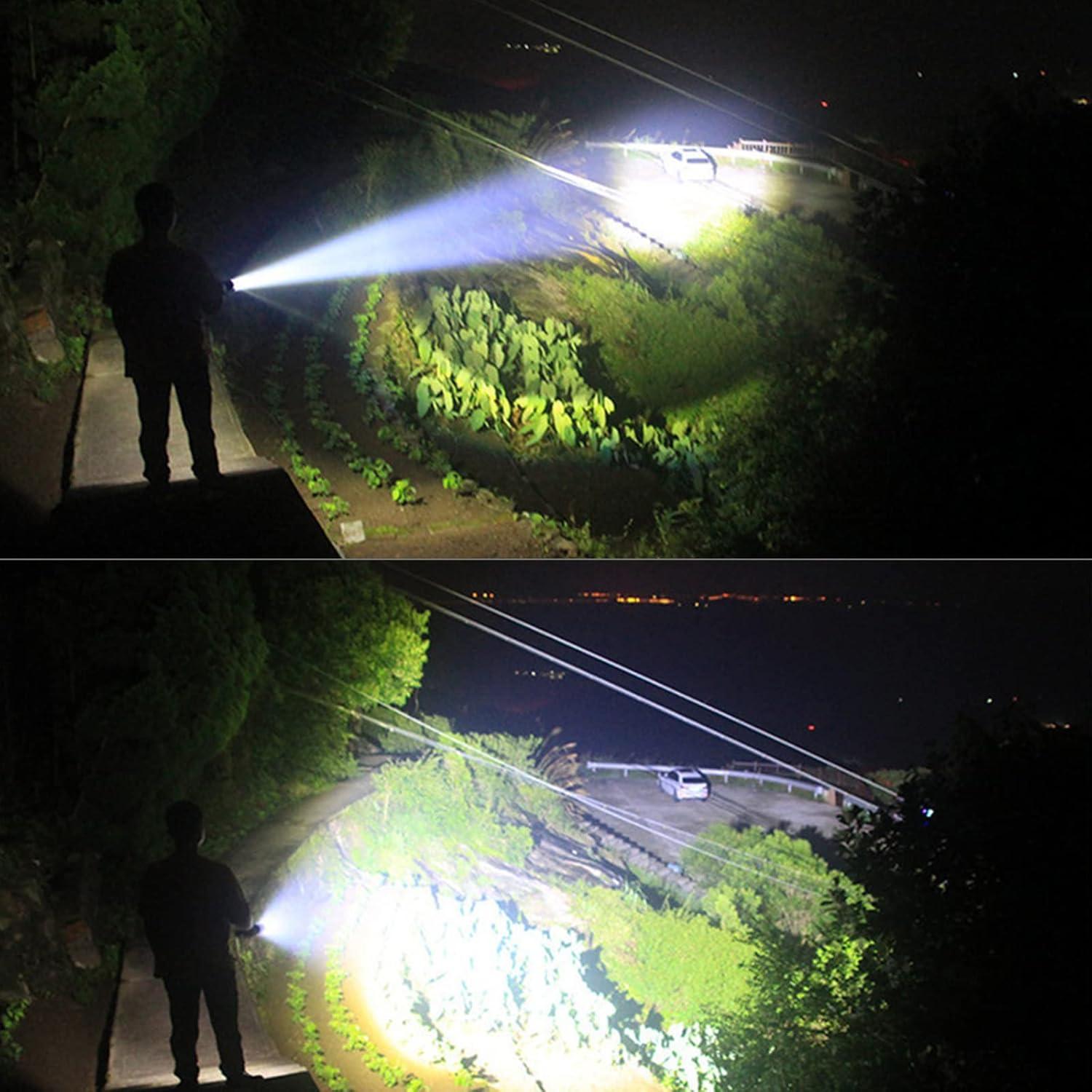 Linterna LED Recargable SKNSL 99000 Lúmenes IPX6 7 Modos