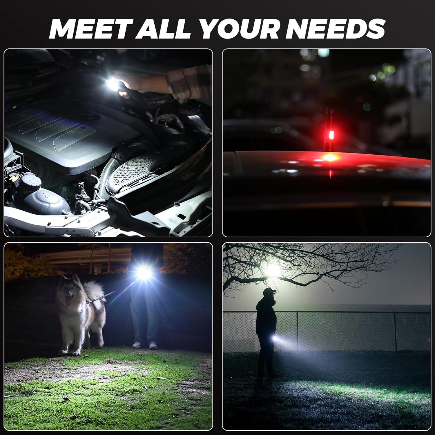 Linterna LED Recargable SKNSL 99000 Lúmenes IPX6 7 Modos