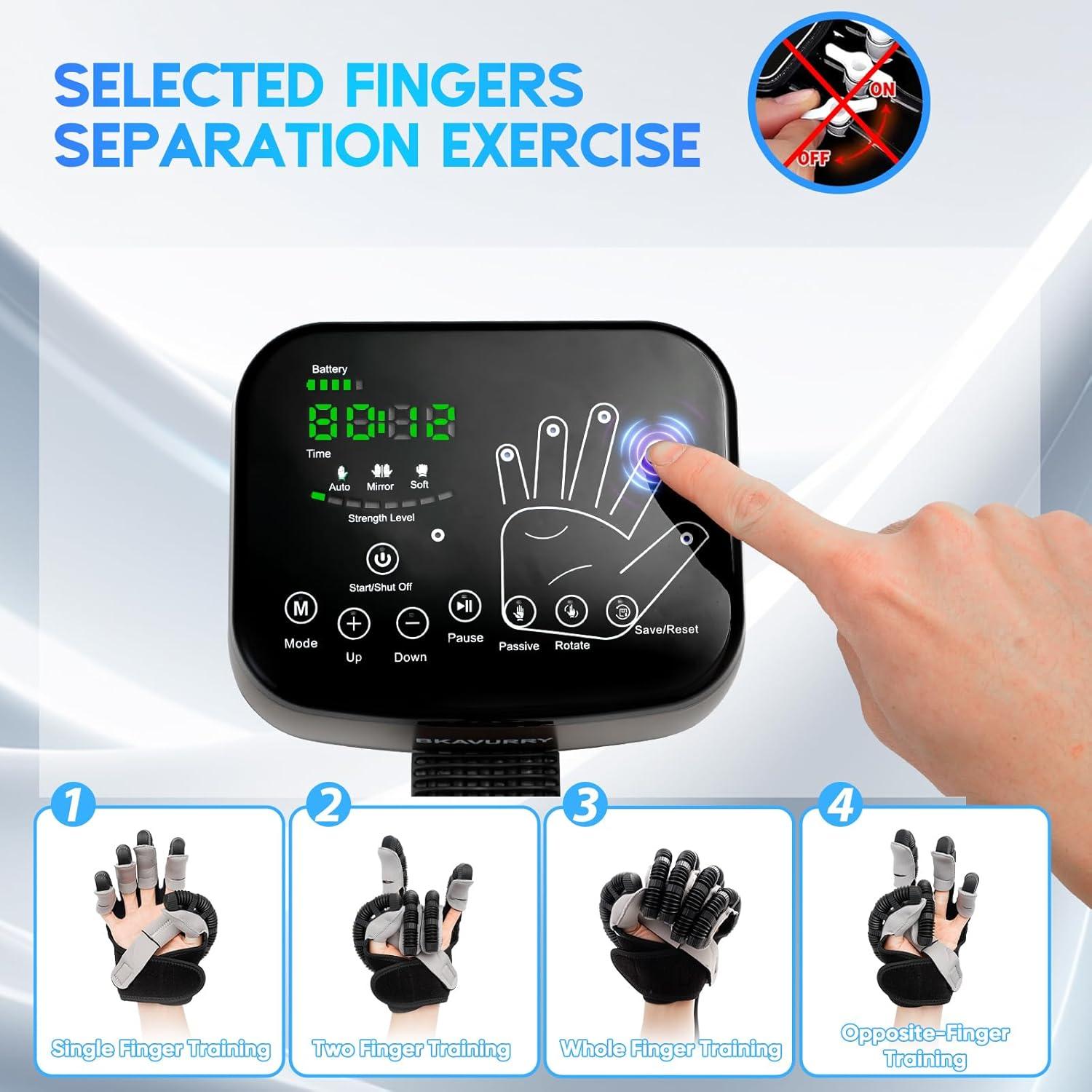 Guantes Robot Rehabilitación Marca X Mano Izquierda XL