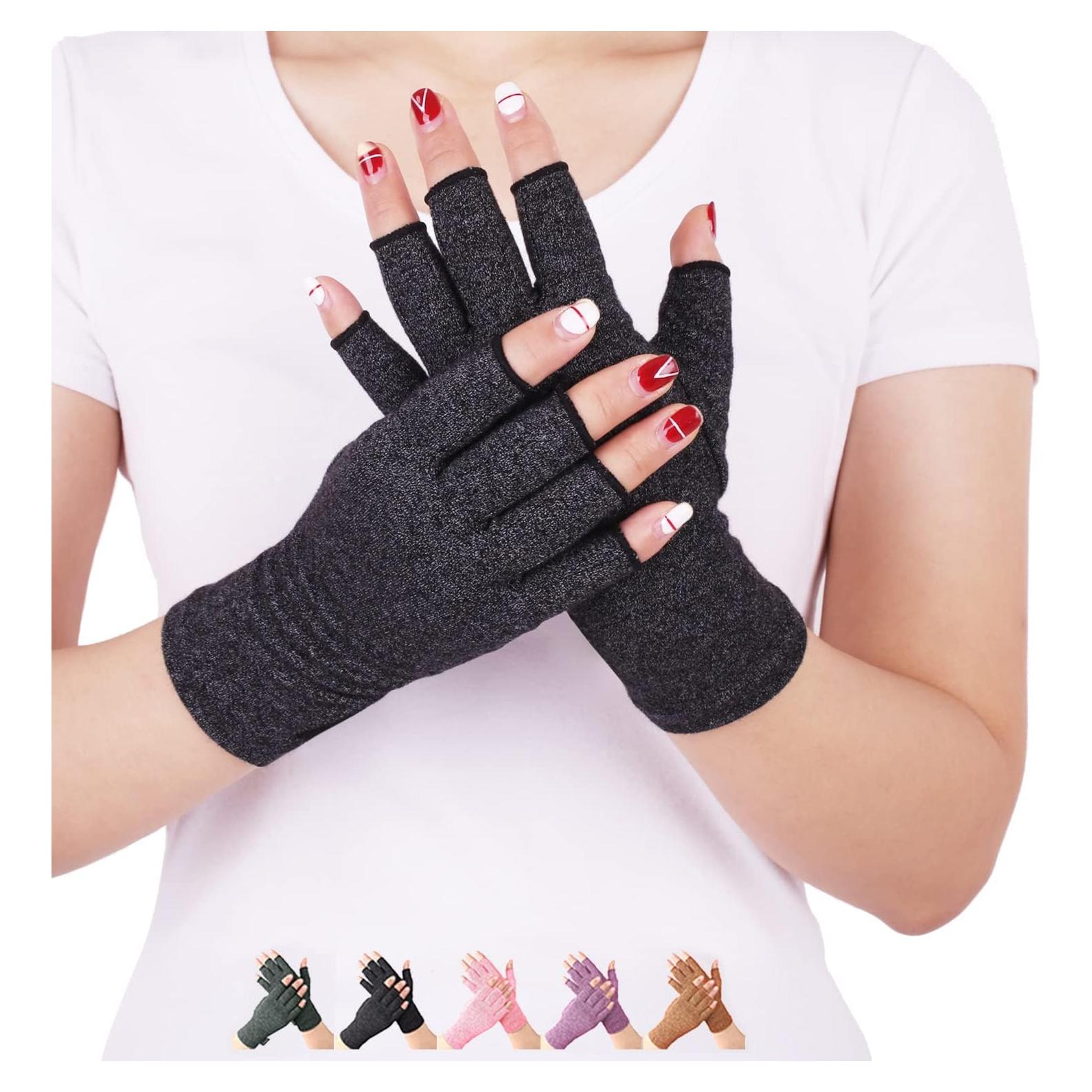 Guantes DISUPPO para Artritis Reumatoide - Soporte Negro M