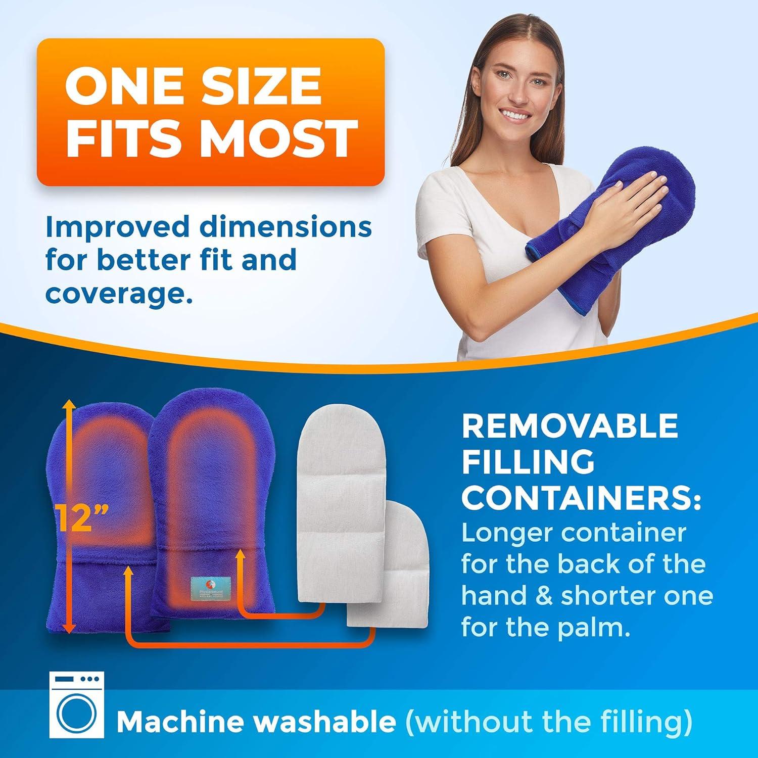 Manoplas Terapéuticas PhysioNatural con Aromaterapia de Lavanda