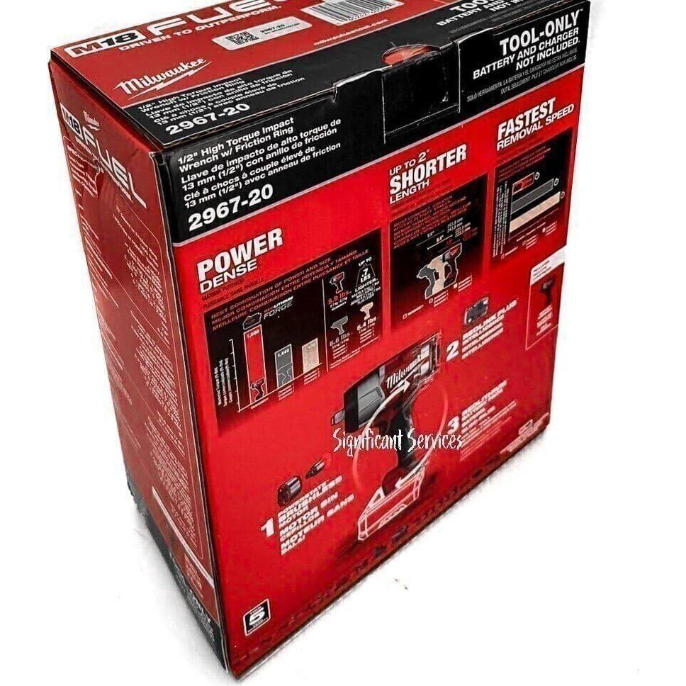 Llave de Impacto Milwaukee M18 18V 1/2" 1356.8 Nm