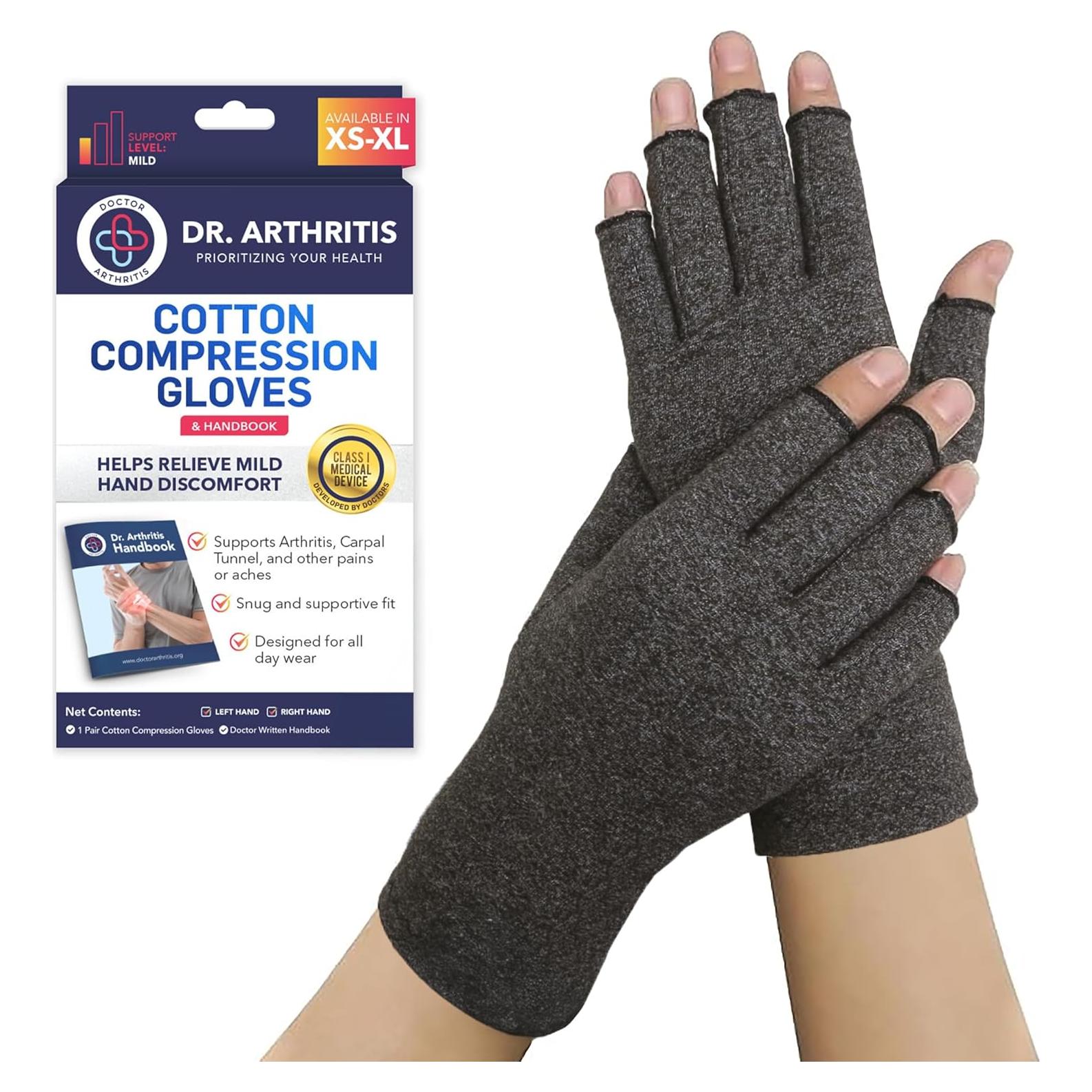 Guantes de Compresión para Artritis Dr. Arthritis - Talla Grande
