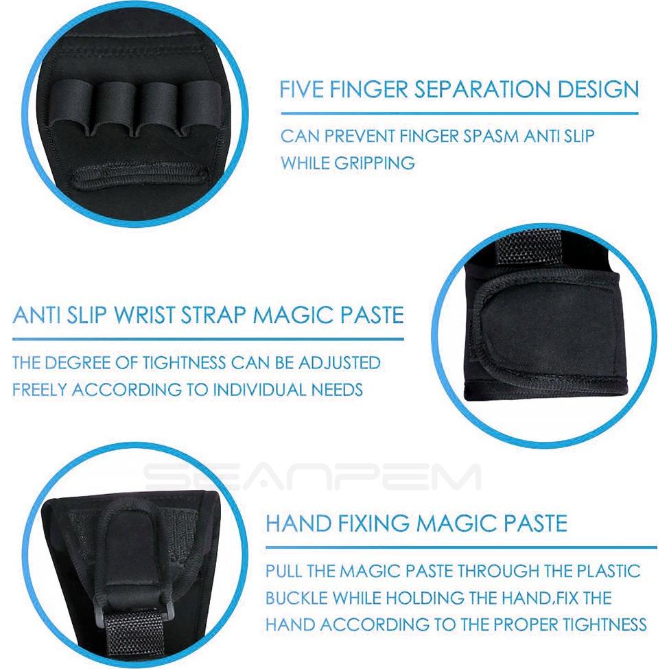 Guante de Rehabilitación para Dedos Ajustable Antideslizante