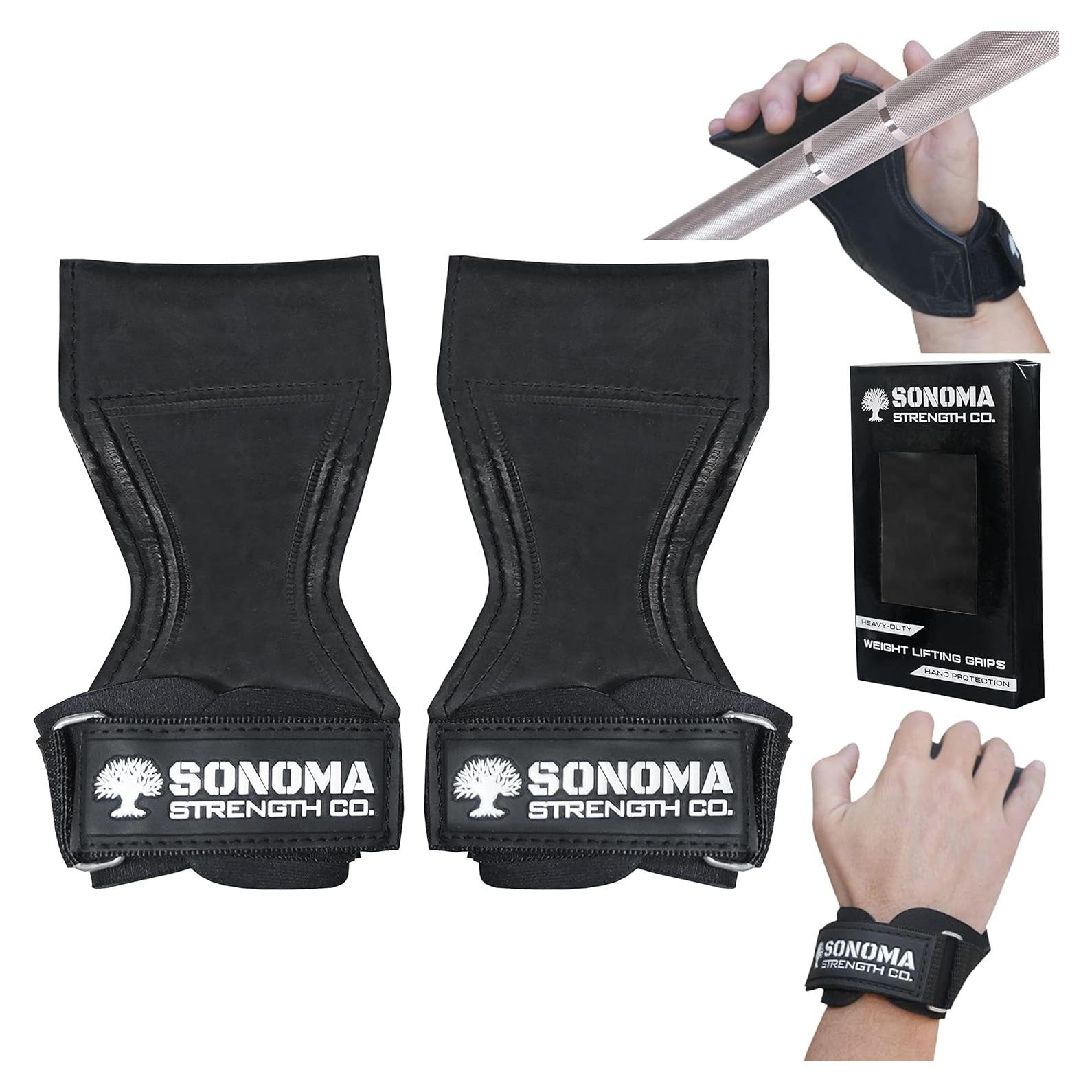 Agarre para Levantamiento de Pesas Sonoma Strength Co. Negro