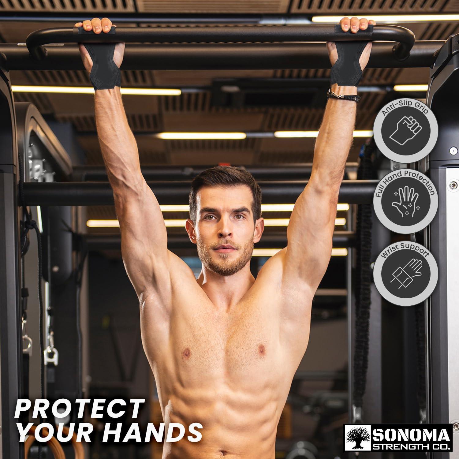 Agarre para Levantamiento de Pesas Sonoma Strength Co. Negro