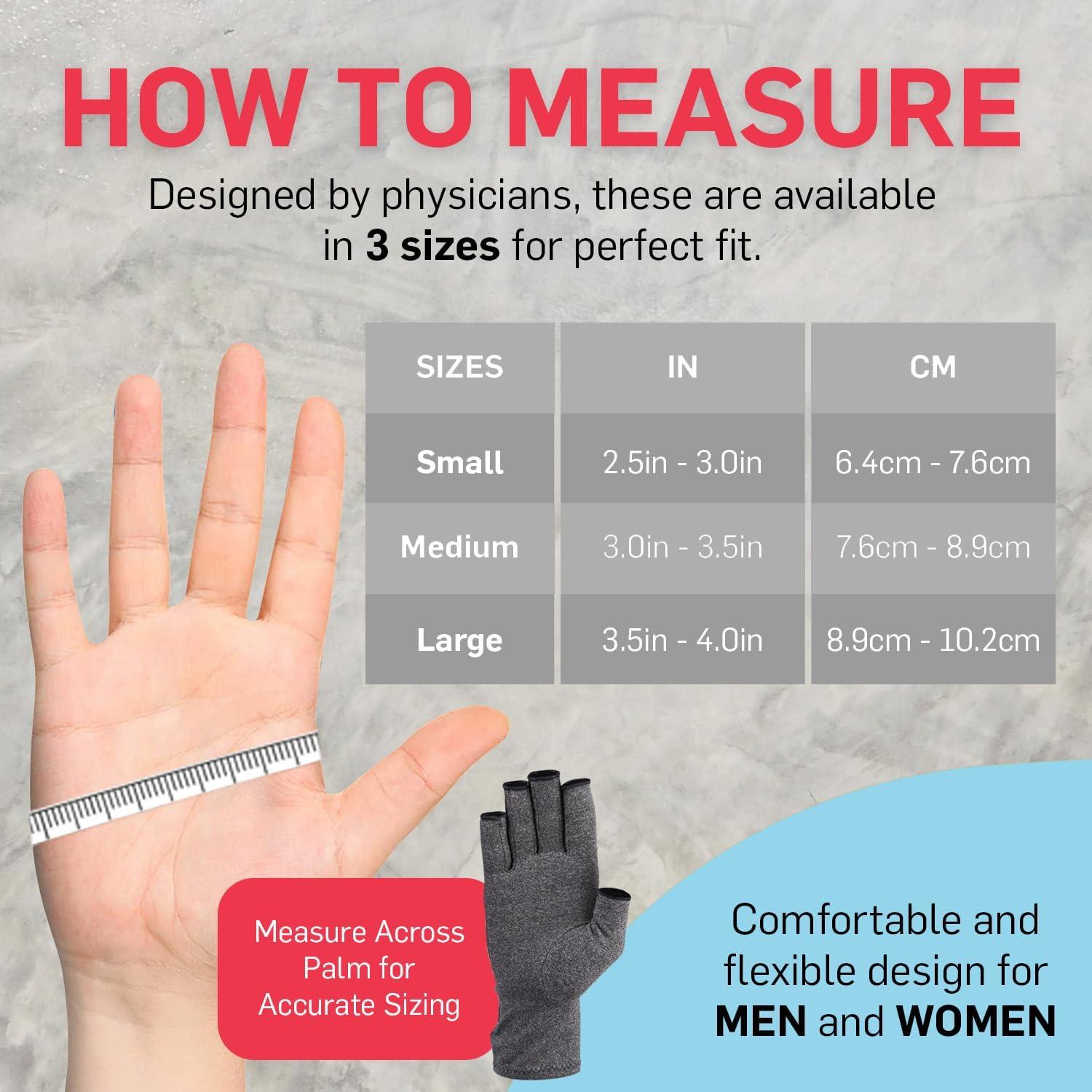 Guantes de Artritis Dr. Arthritis Talla Grande Gris-Navy