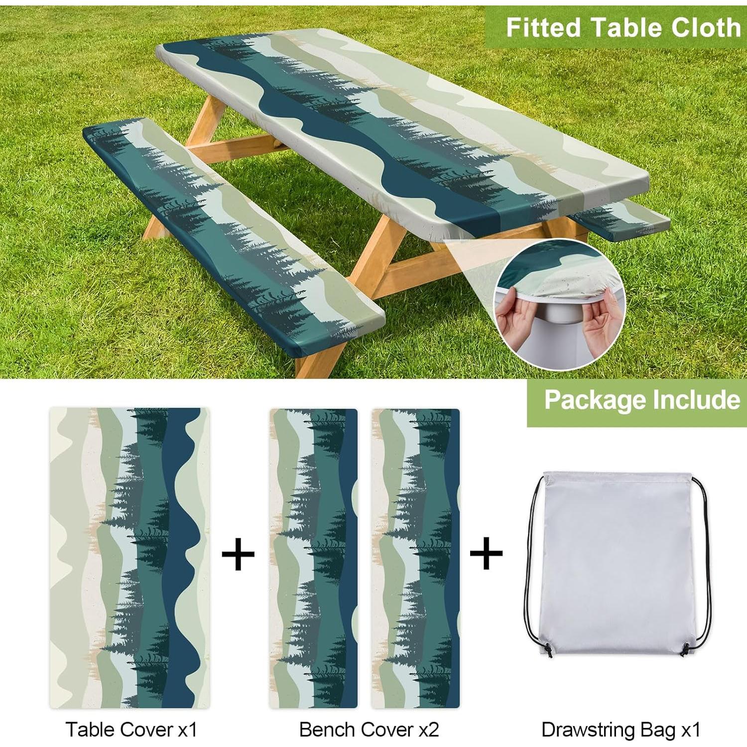 Cubierta de Mesa Picnic Play Tailor 182,88 cm Impermeable