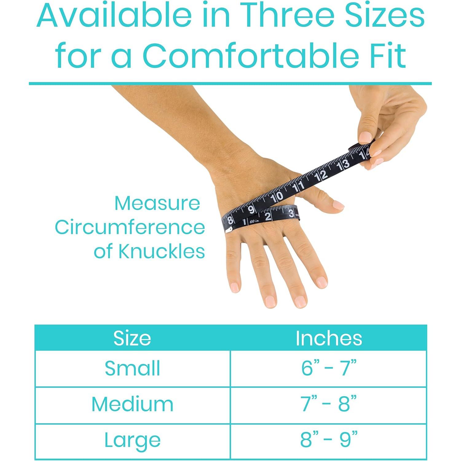 Guantes Vive para Artritis - Compresión Abiertos Medianos