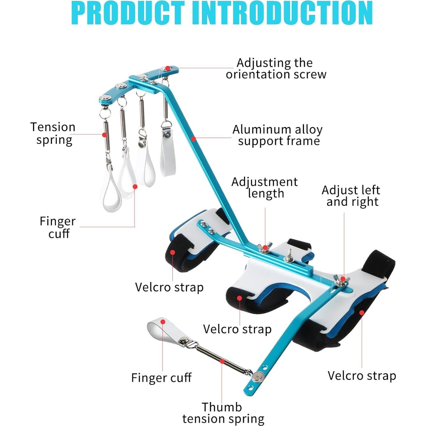 Dispositivo de Entrenamiento Ortesis Muñeca y Dedo Tairibousy
