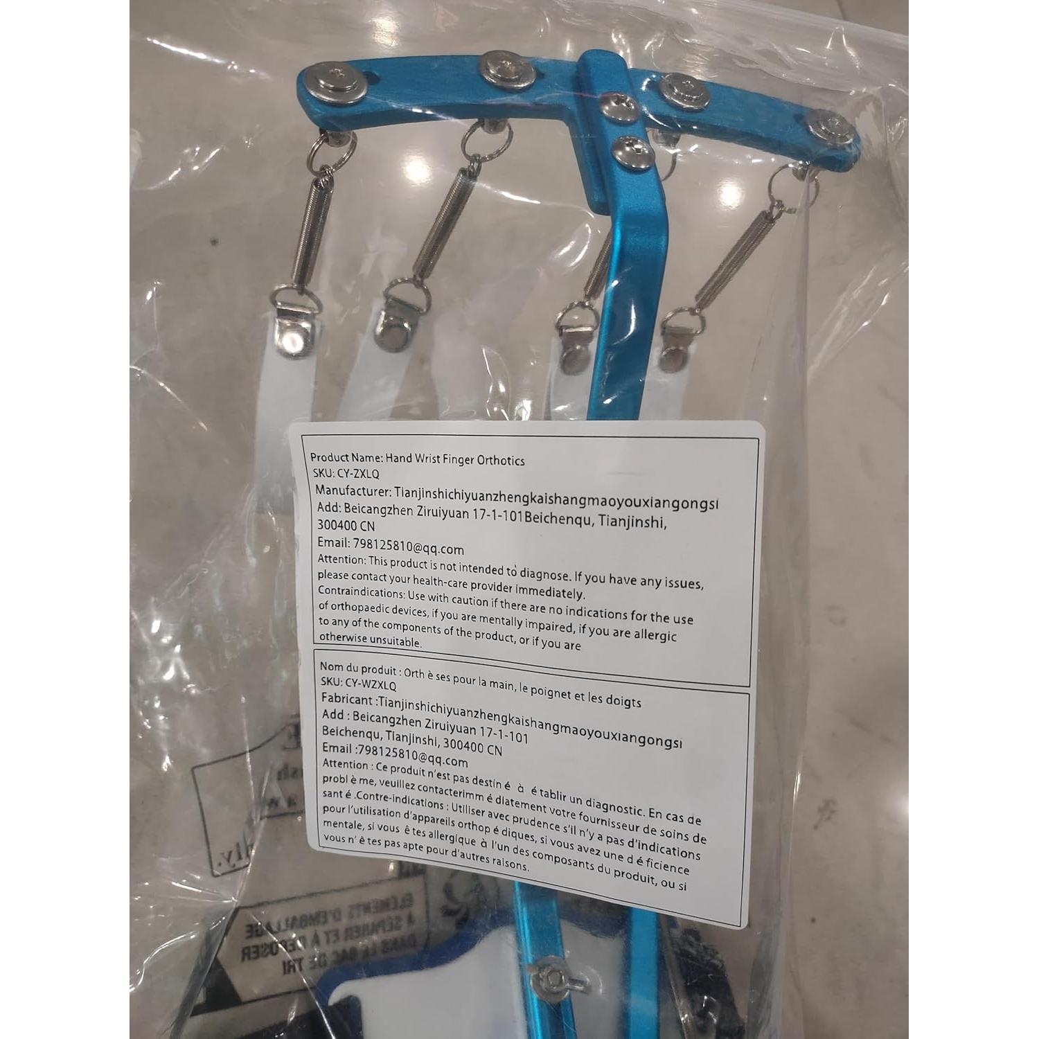 Dispositivo de Entrenamiento Ortesis Muñeca y Dedo Tairibousy