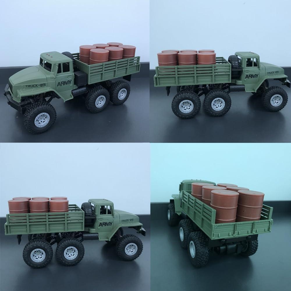 Camión Militar RC GoolRC 1:16 6WD Todo Terreno con LED
