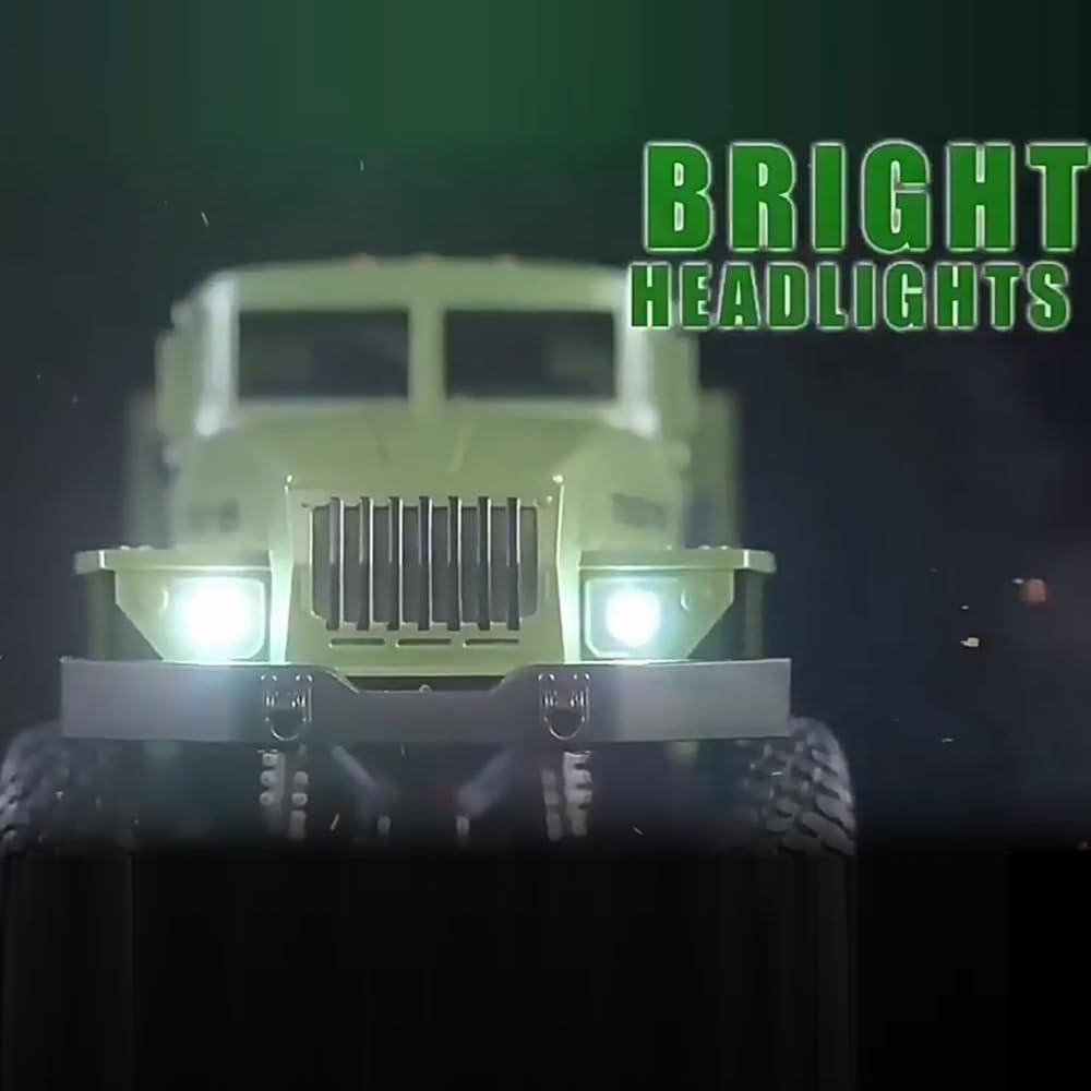 Camión Militar RC GoolRC 1:16 6WD Todo Terreno con LED