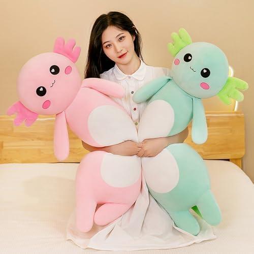 Almohada de felpa axolote rosa 80cm Kekeso para niños