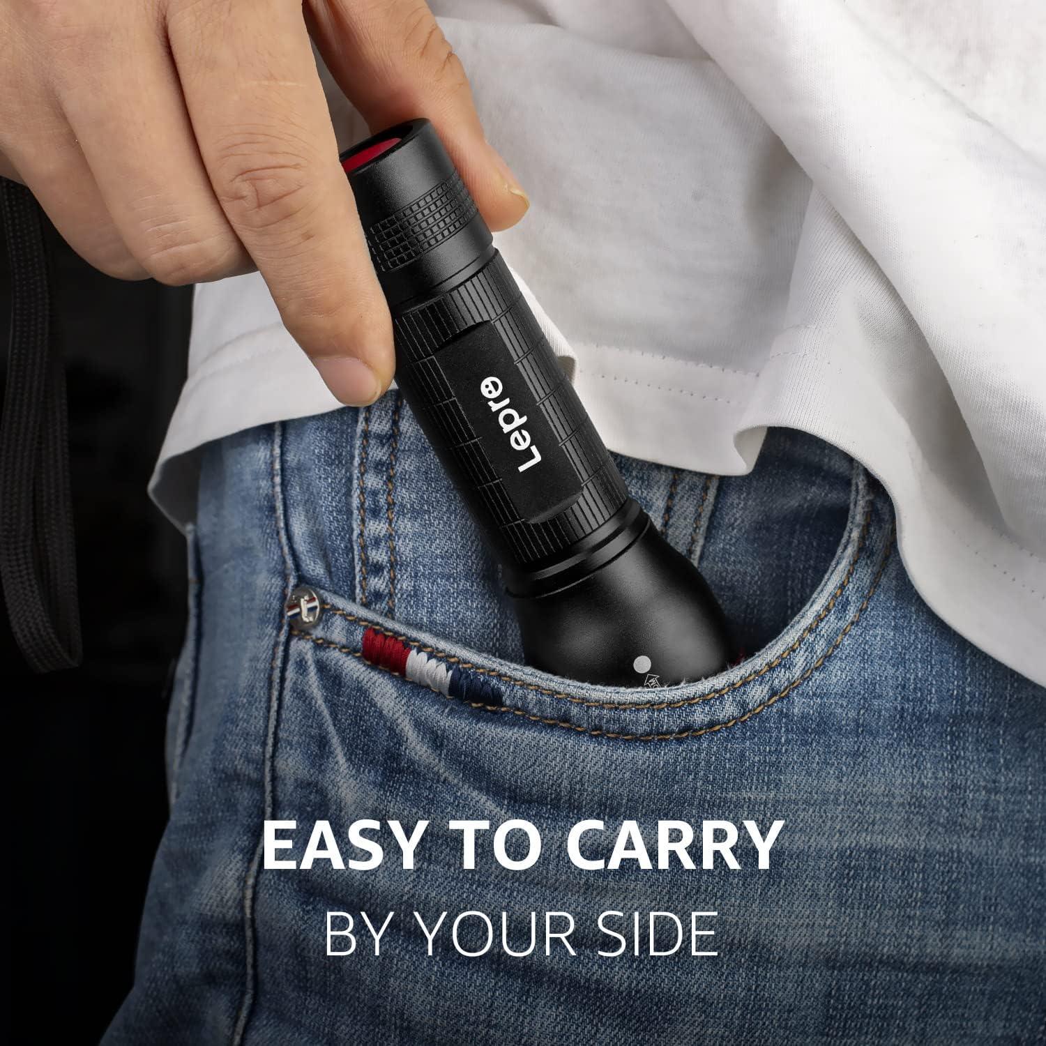 Linterna LED Lepro LE2000 300 Lúmenes 5 Modos Impermeable