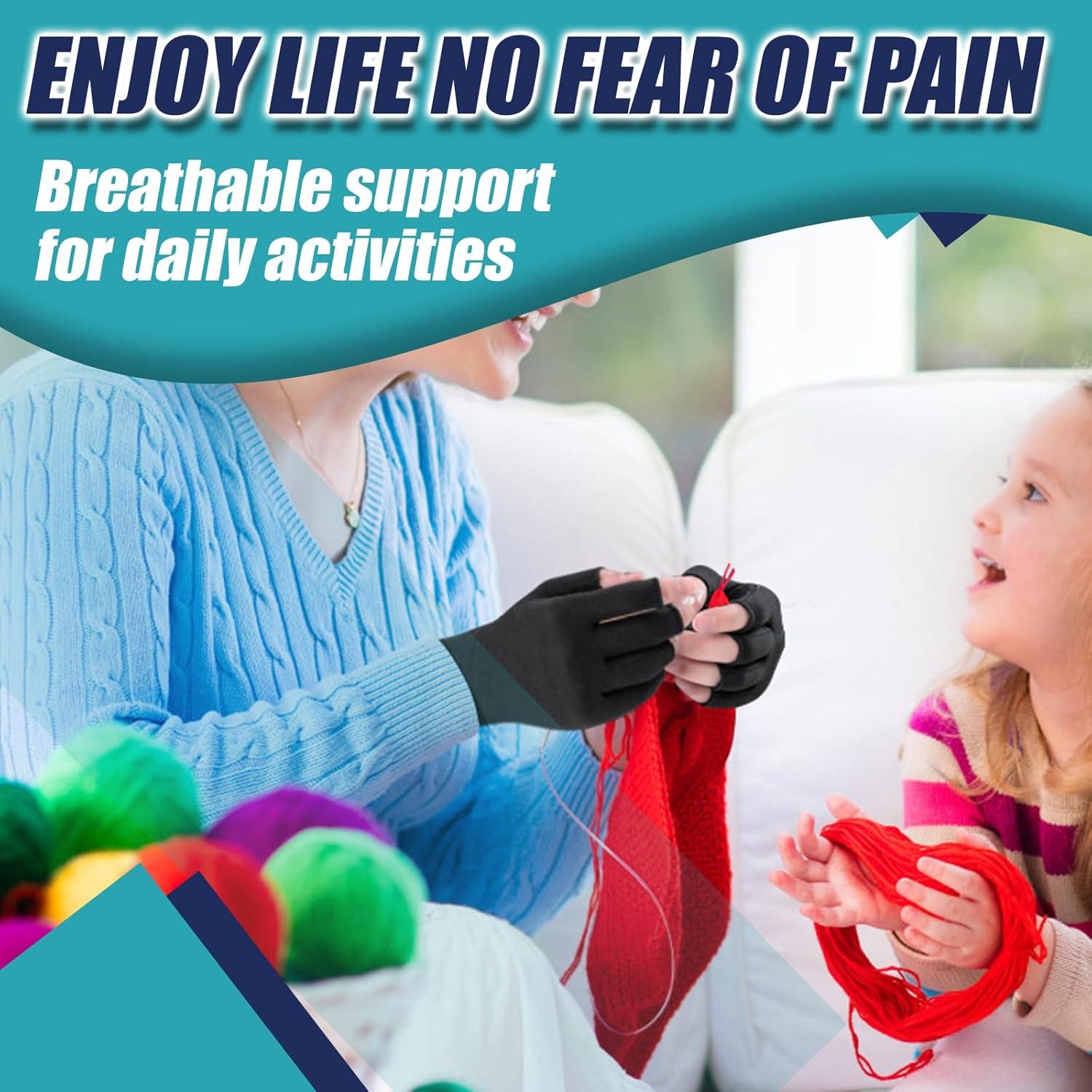 Guantes de Compresión de Cobre DRNAIETY para Artritis M