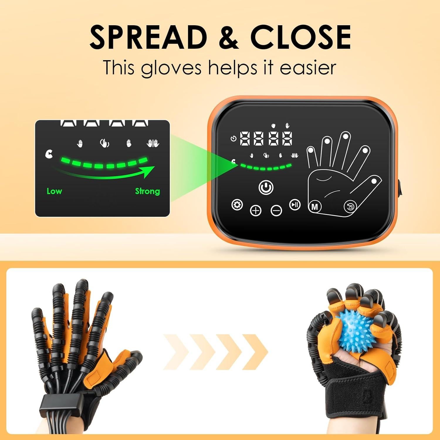 Guantes Robot de Rehabilitación Gellumnious Mano Derecha