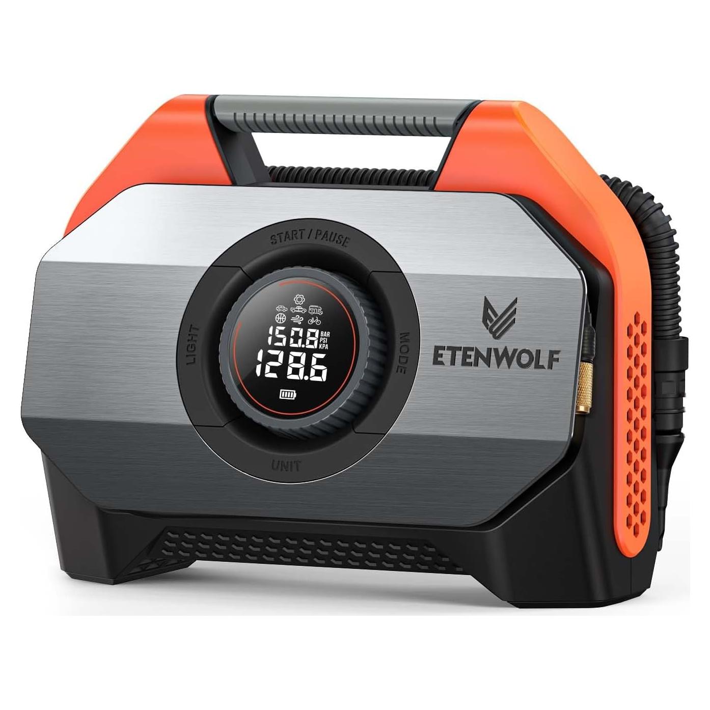 ETENWOLF VORTEX S6 Inflador Portátil 19200 mAh 42 LPM