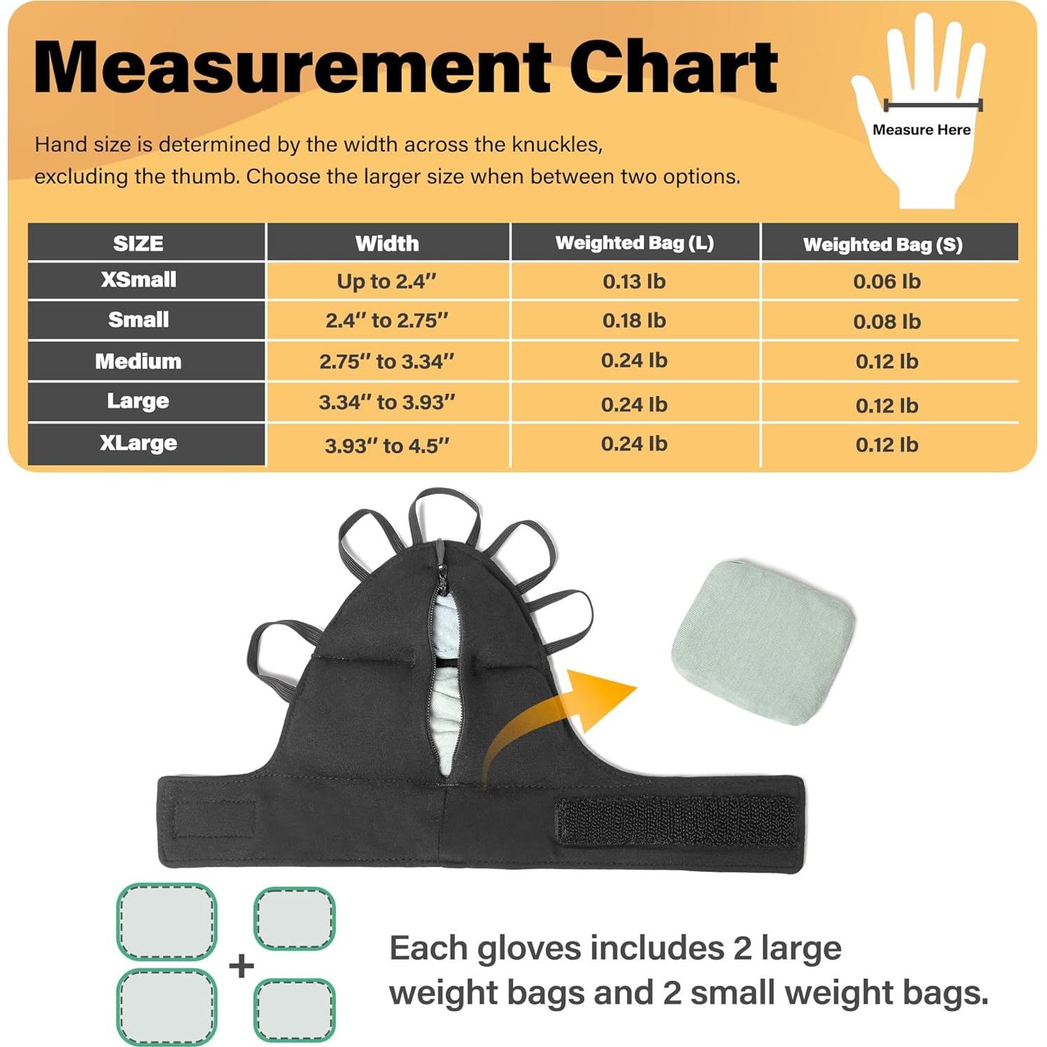 Guantes con peso Noah Baby para temblores y Parkinson