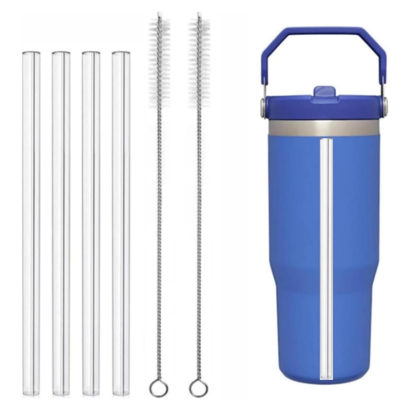 Popotes Reutilizables GL-Auking para Stanley Iceflow 30oz - 4 Unidades