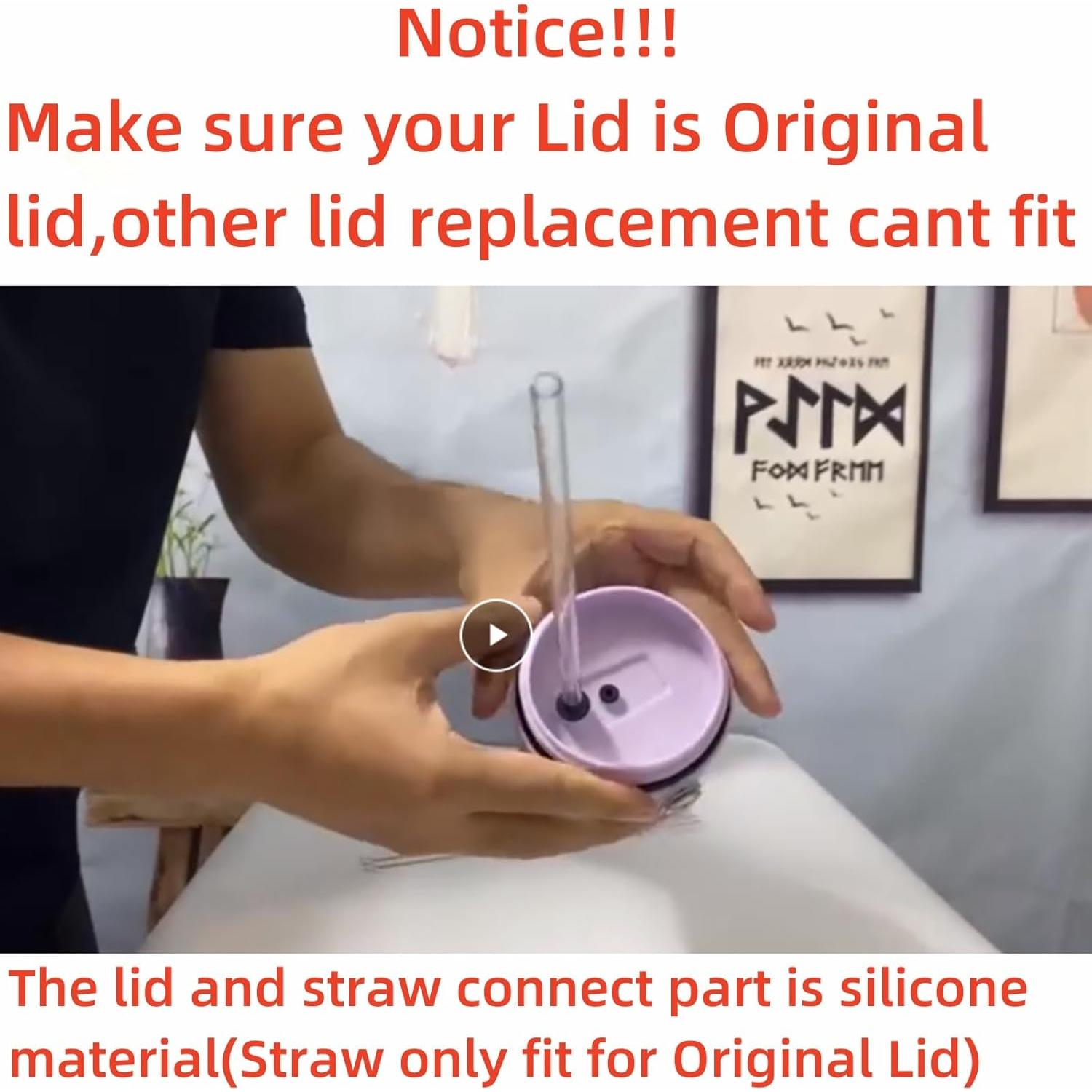 Popotes Reutilizables GL-Auking para Stanley Iceflow 30oz - 4 Unidades