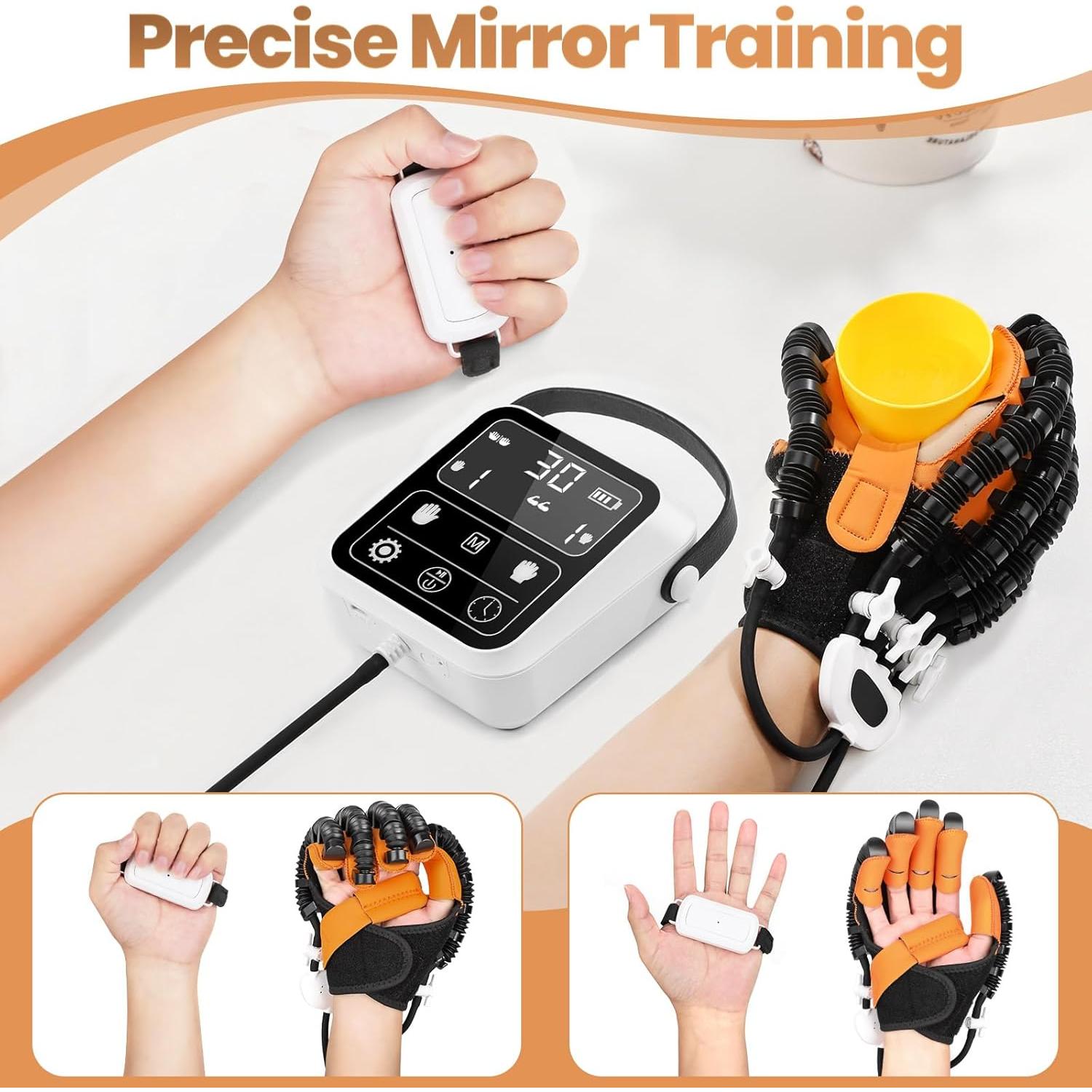 Guantes de Rehabilitación Dvoliaw Mano Derecha S Cargables USB