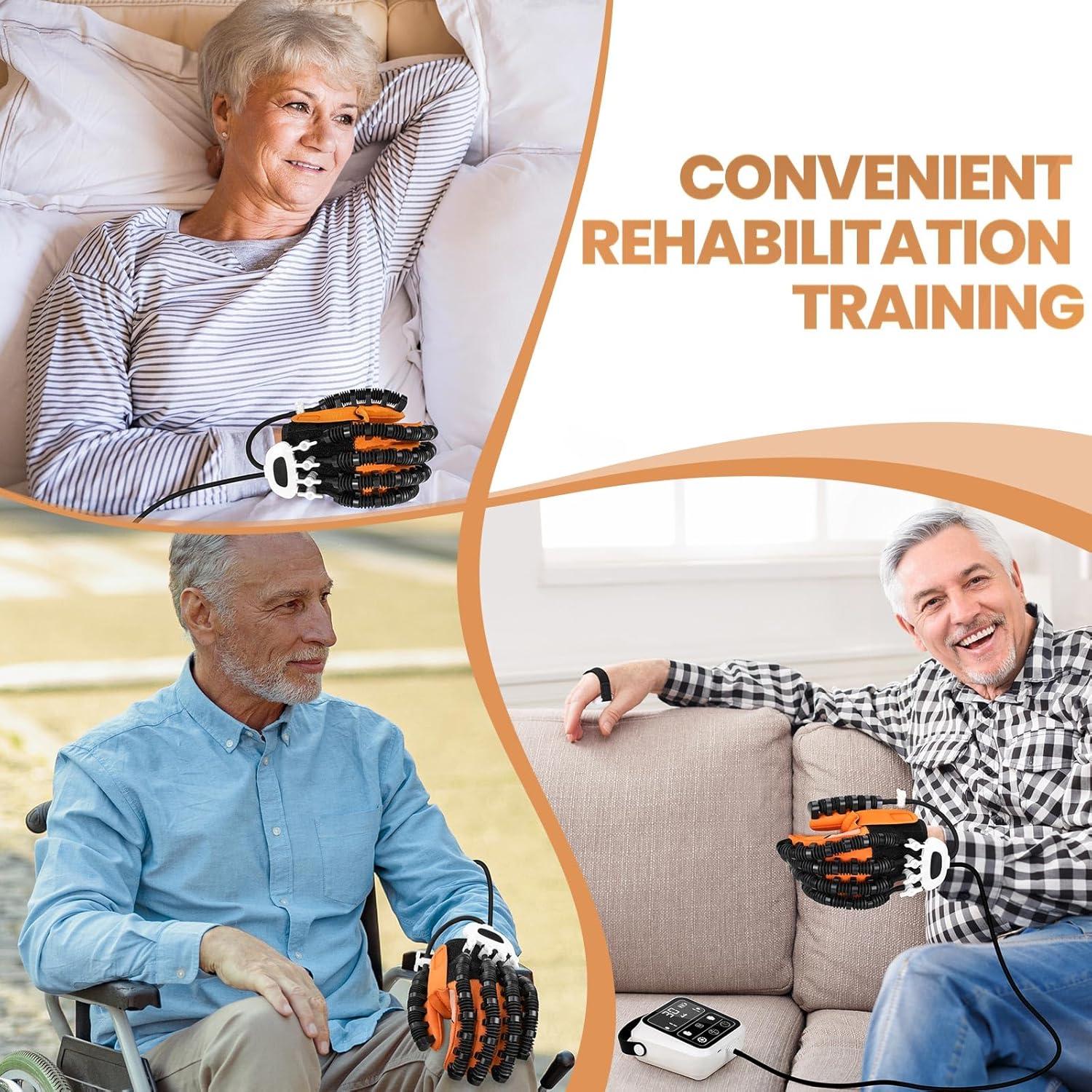 Guantes de Rehabilitación Dvoliaw Mano Izquierda S 4 Modos