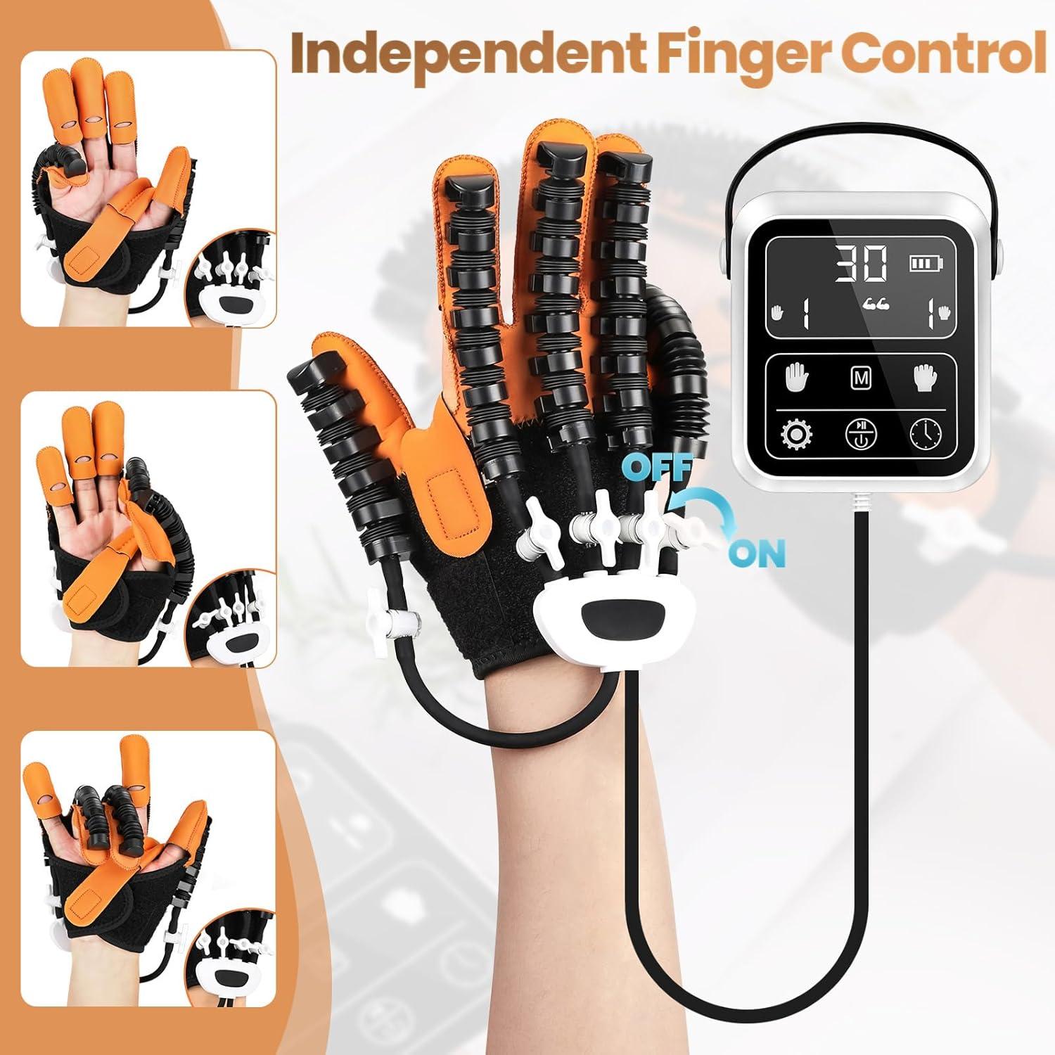 Guantes de Rehabilitación Dvoliaw Mano Derecha M 4 Modos