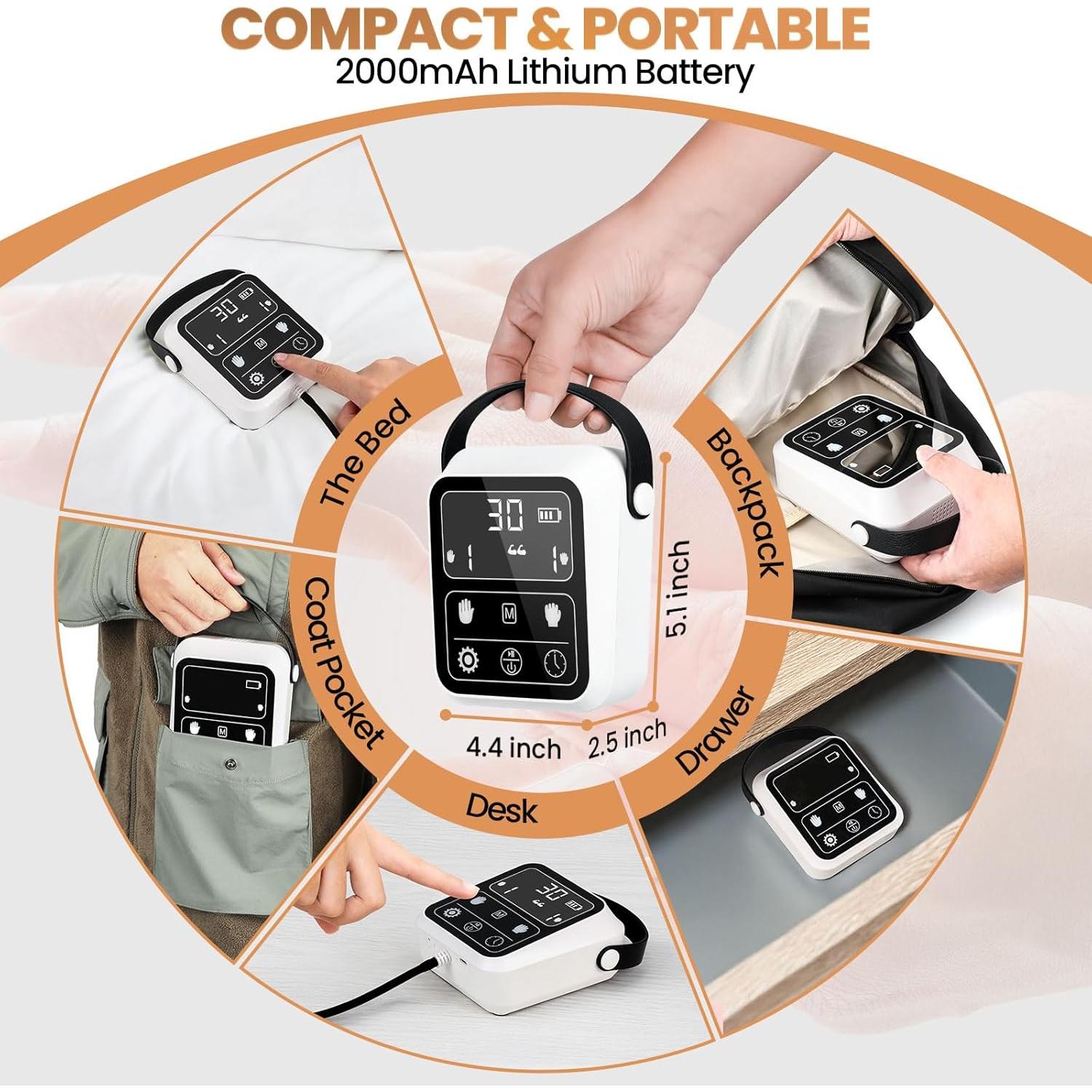 Guantes de Rehabilitación Dvoliaw Mano Derecha M 4 Modos