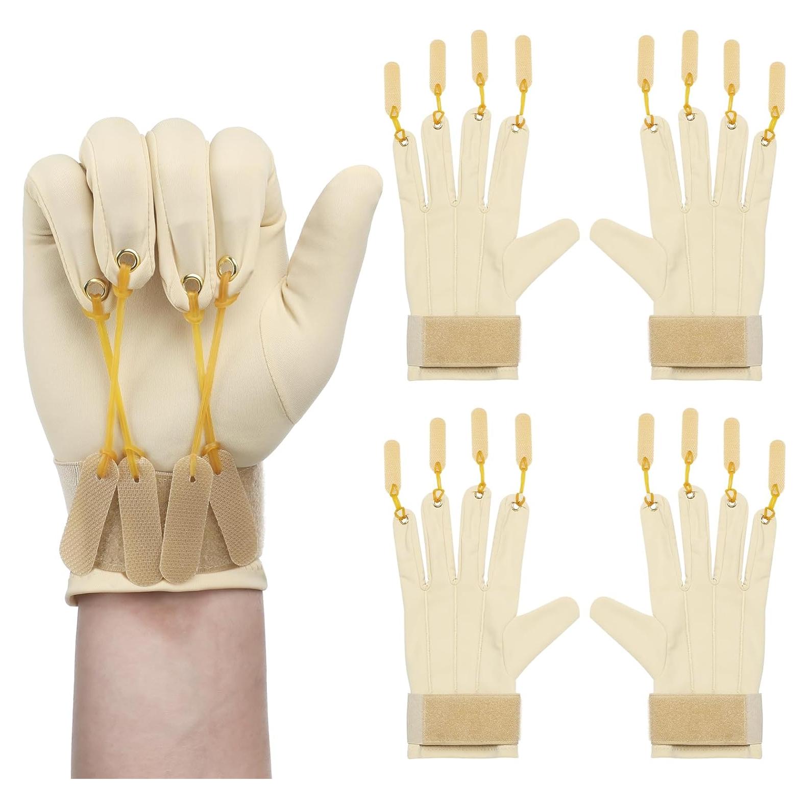 Guantes de Ejercicio de Tracción Panitay - 2 Pares para Rehabilitación