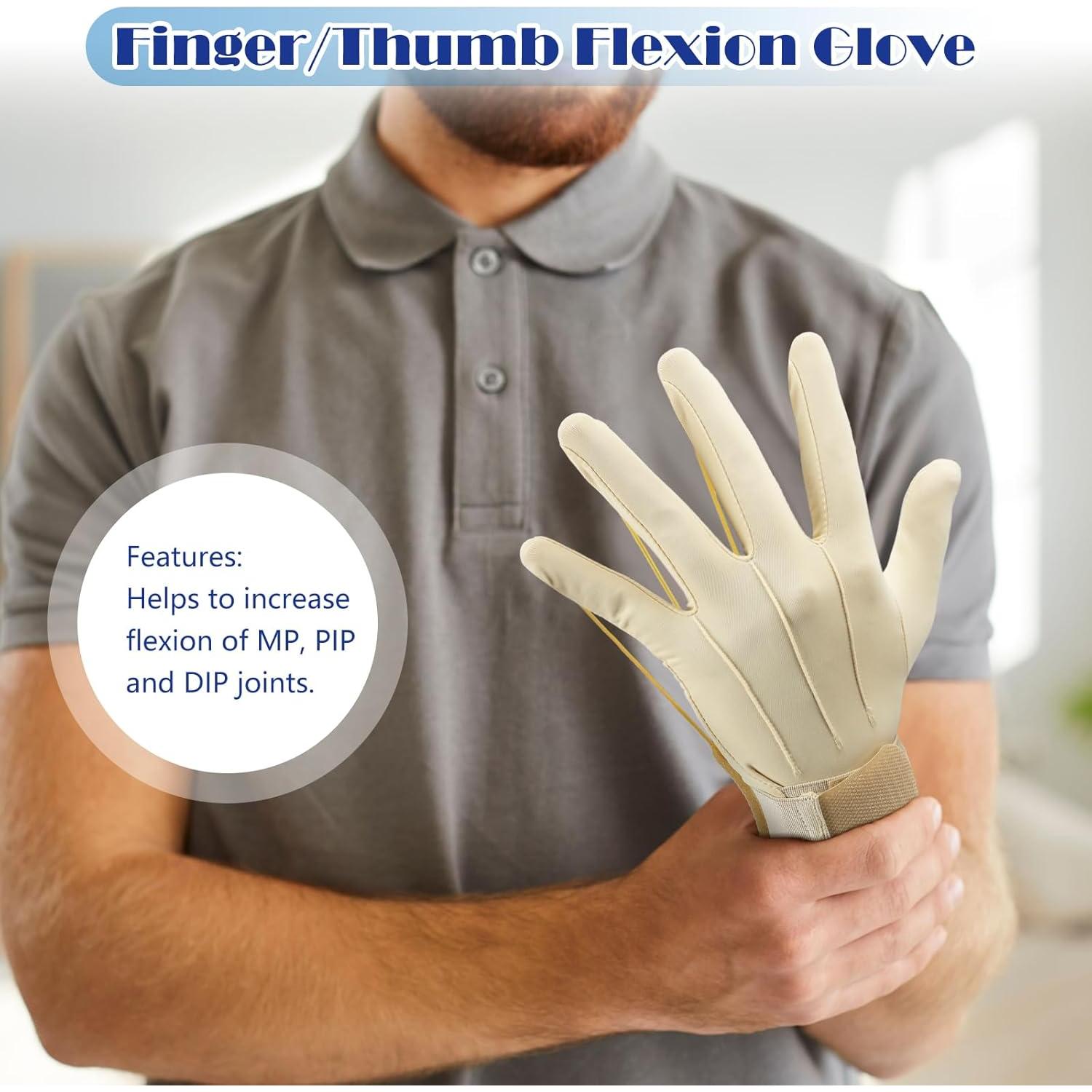 Guantes de Ejercicio de Tracción Panitay - 2 Pares para Rehabilitación