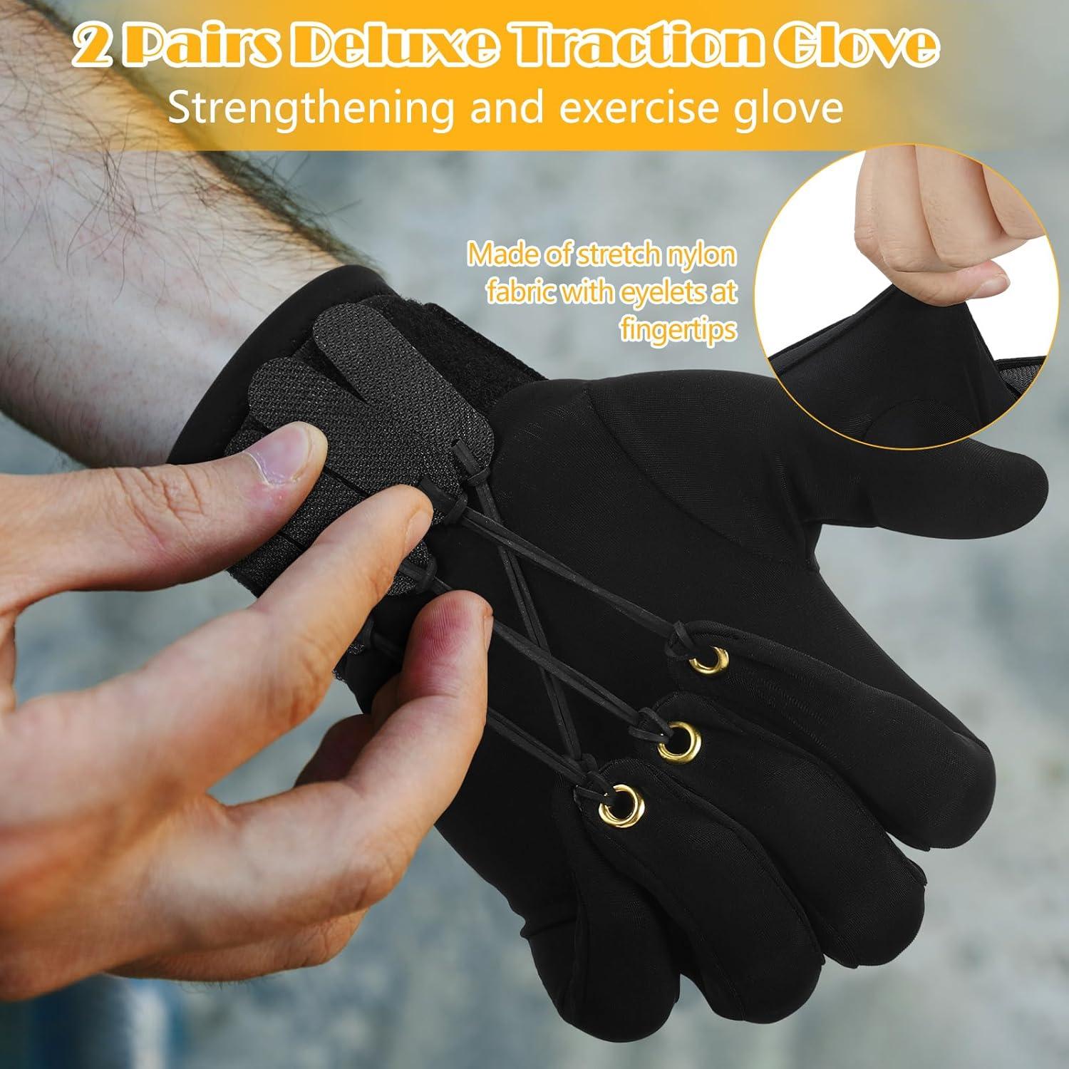 Guante de Ejercicio Panitay 2 Pares para Terapia Física