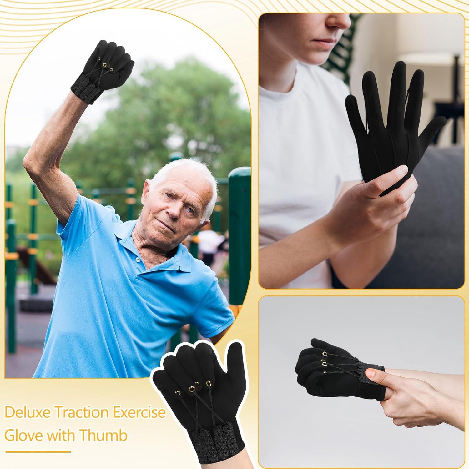 Guante de Ejercicio Panitay 2 Pares para Terapia Física