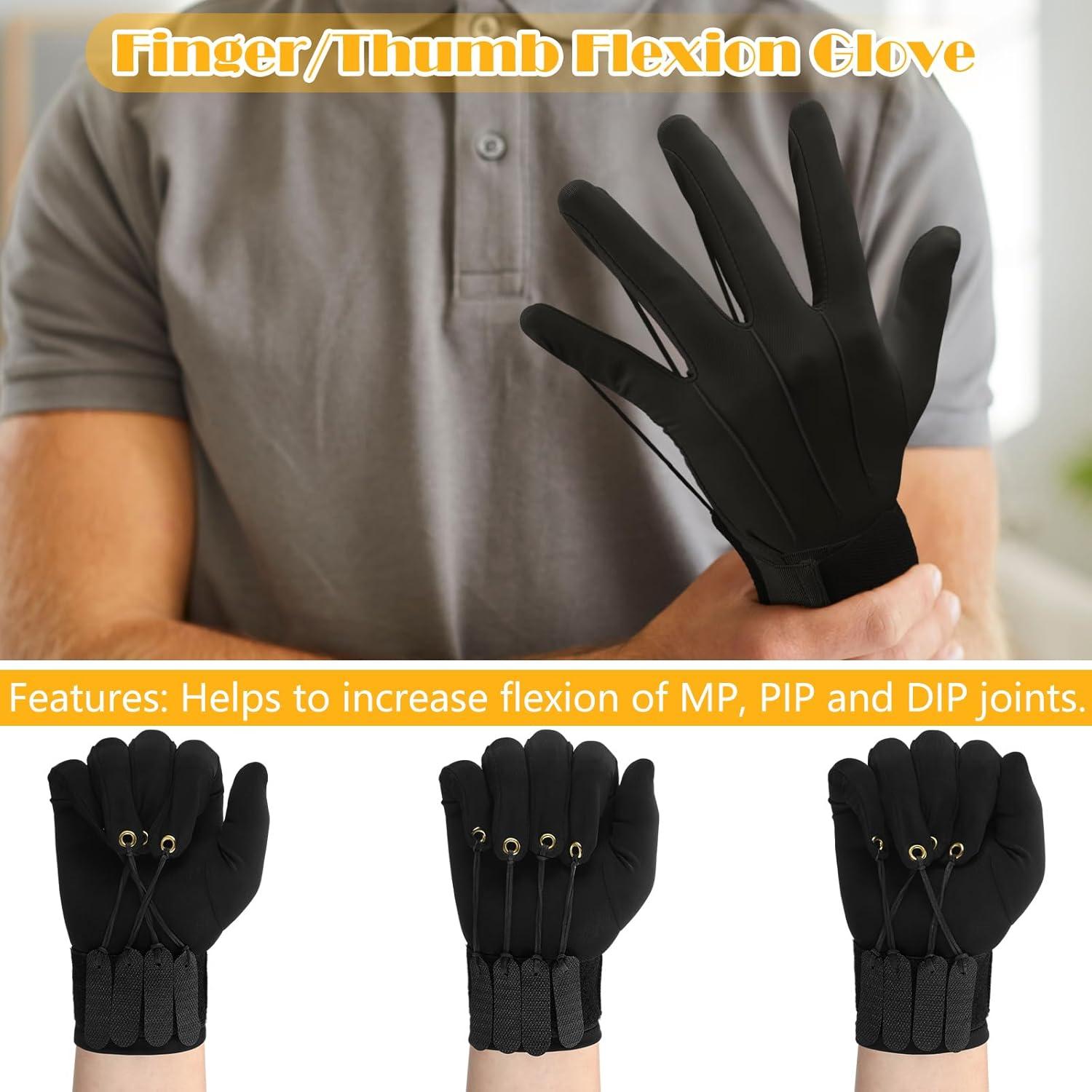 Guante de Ejercicio Panitay 2 Pares para Terapia Física