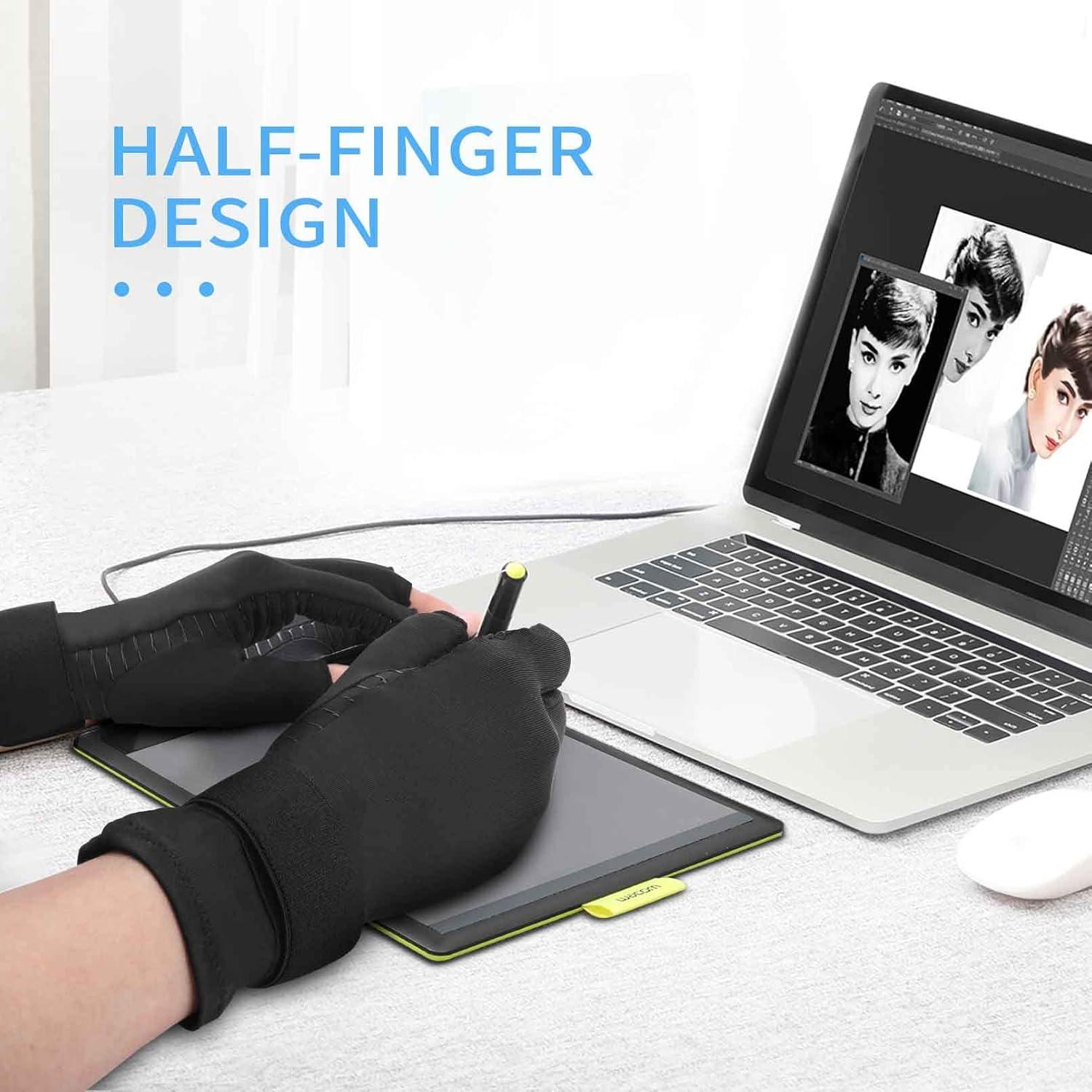 Guantes de Compresión Tikaton Infundidos con Cobre para Dolor de Mano