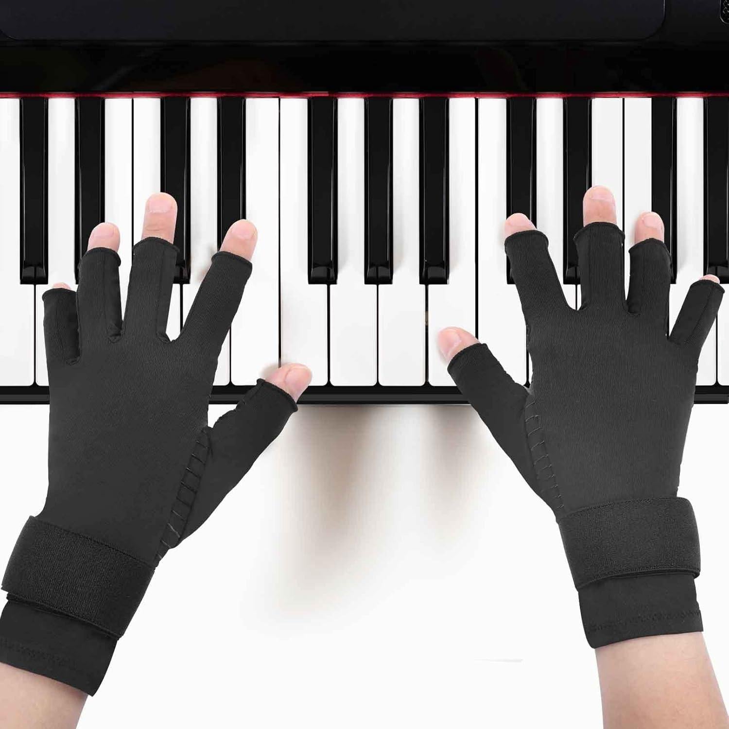 Guantes de Compresión Tikaton Infundidos con Cobre para Dolor de Mano