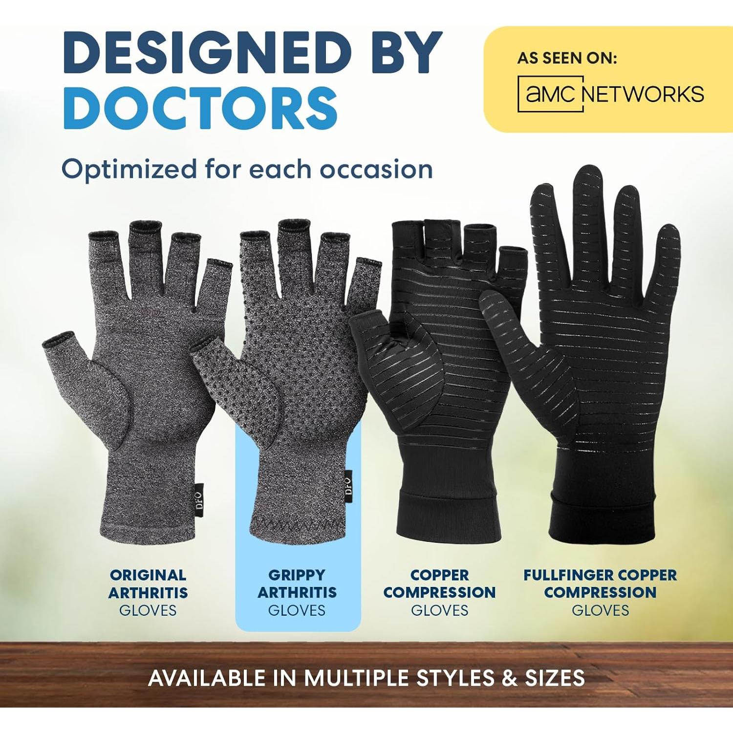 Guantes Antideslizantes Dr. Frederick para Artritis - Mediano