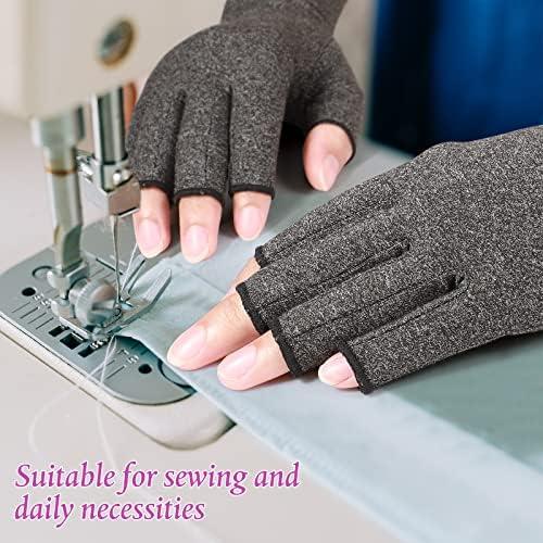 Guantes de compresión Crowye para artritis 8 pares unisex