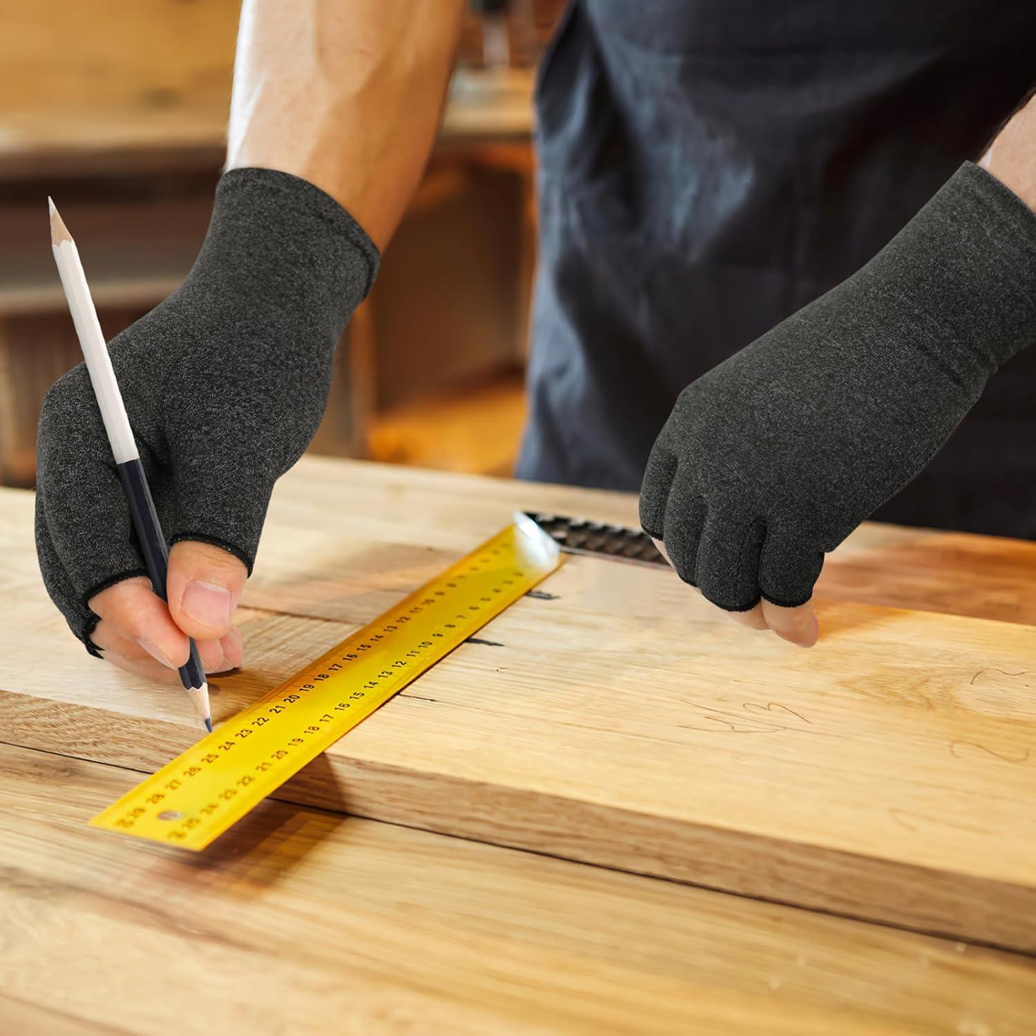 Guantes de Artritis Duerer Unisex Compresión Dedo Abierto