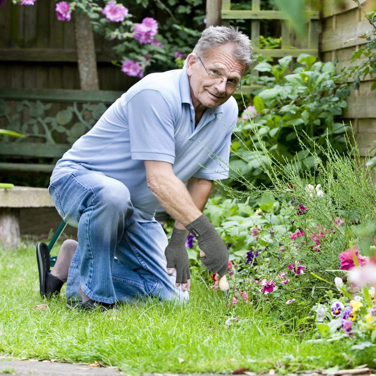 Guantes de Artritis Duerer para Alivio de Dolor - Gris