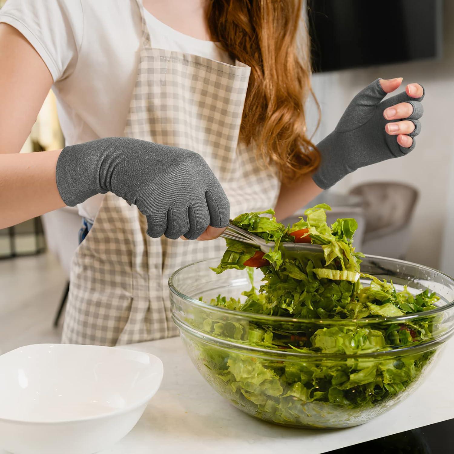 Guantes de Artritis Duerer Unisex Compresión Abiertos