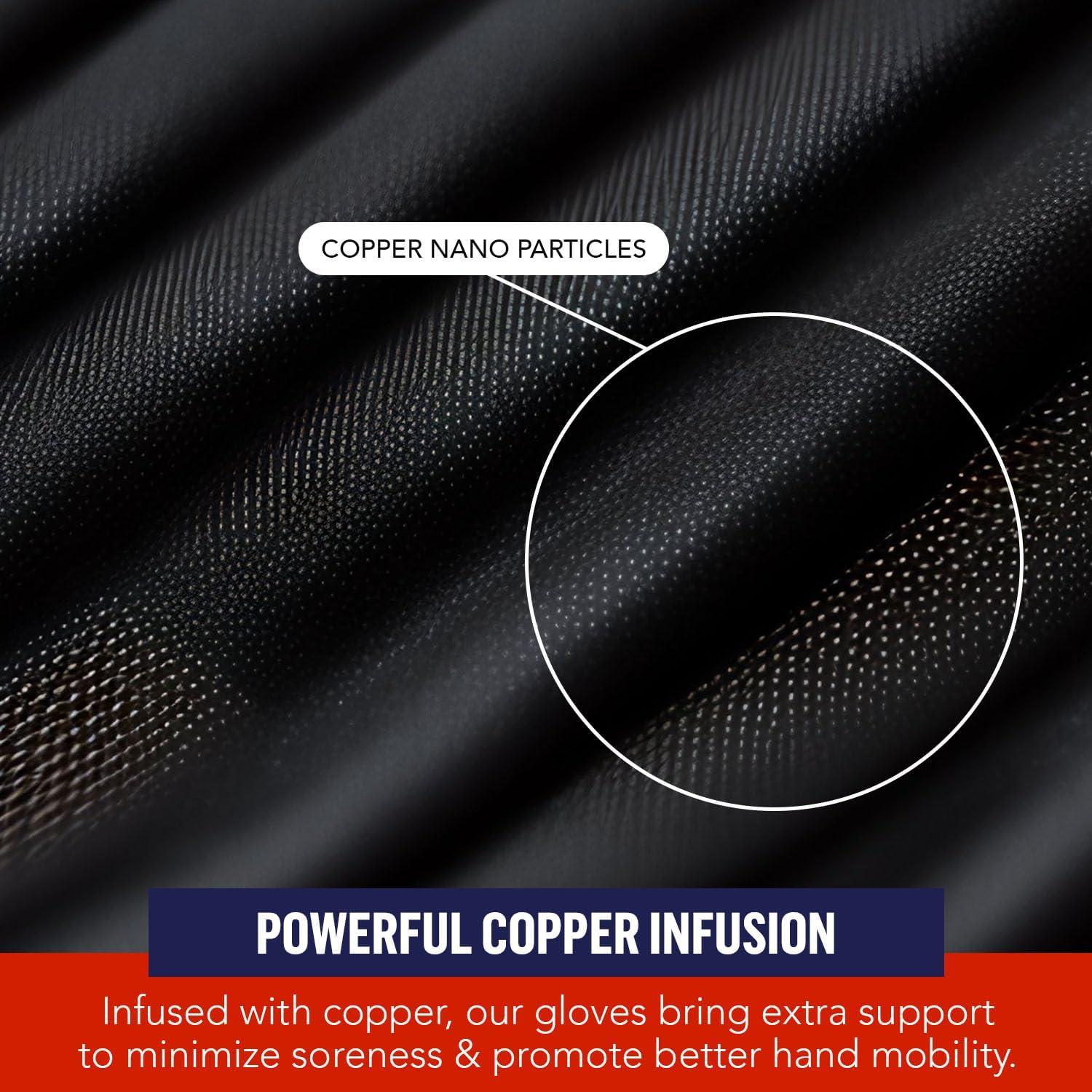 Guantes de Compresión de Cobre Dr. Arthritis XX-Large Negro