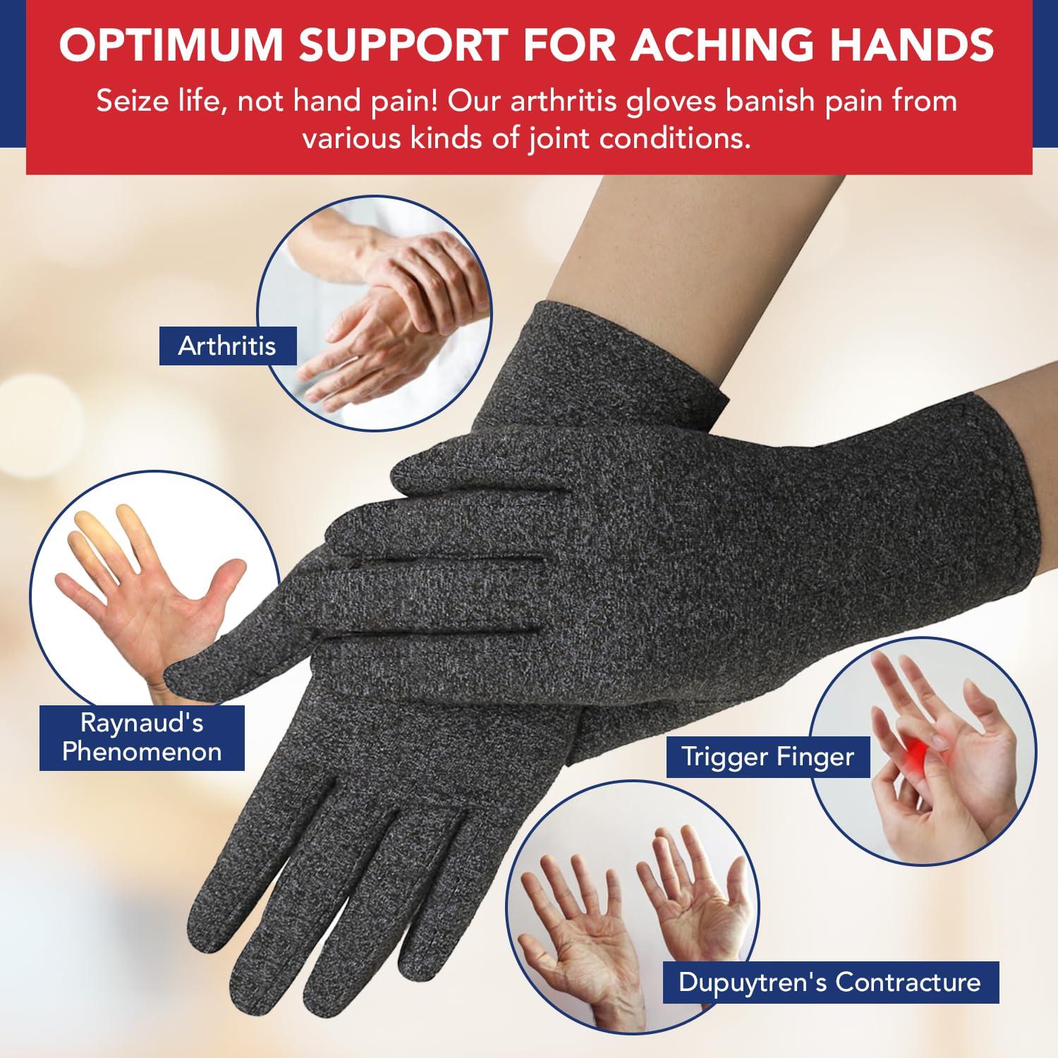 Guantes de Compresión Dr. Arthritis para Alivio de Artritis