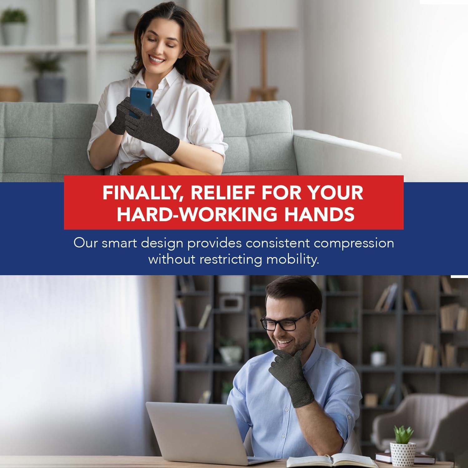 Guantes de Compresión Dr. Arthritis para Alivio de Artritis