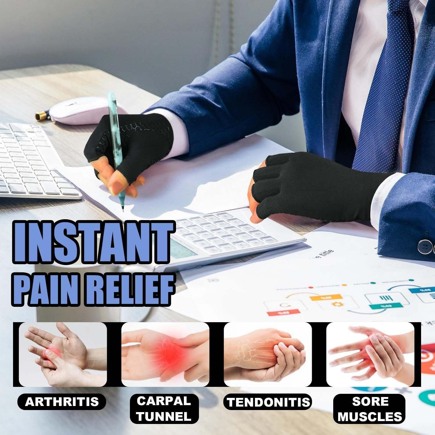 Guantes de Cobre Gorbgle para Artritis - Alivio Dolor Mano